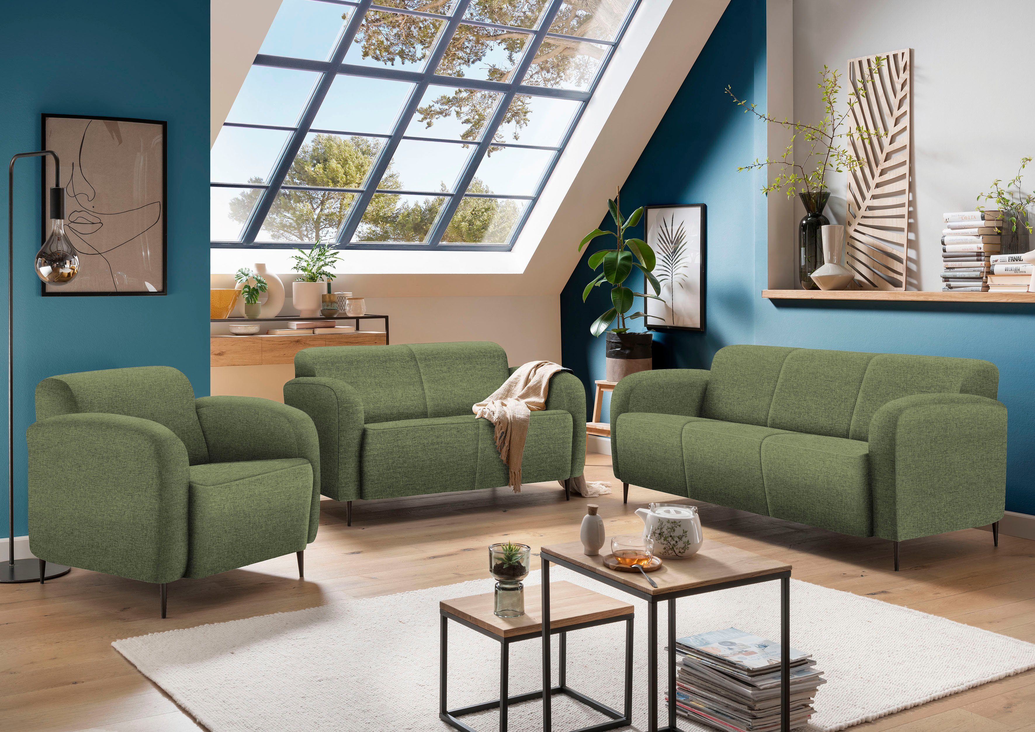 INOSIGN Cocktailfauteuil Marron ook verkrijgbaar als 2-zits en 3-zits