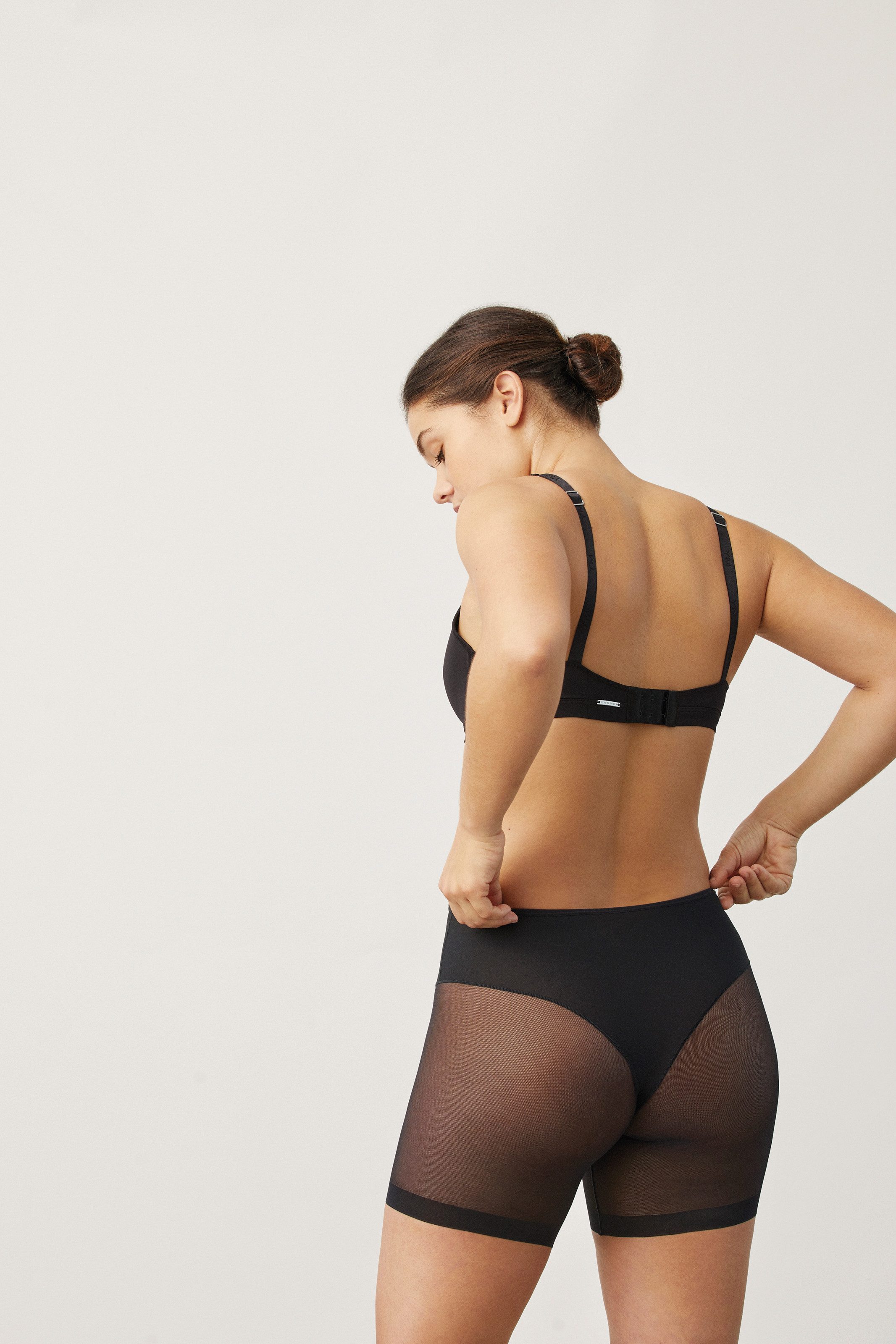 YSABEL MORA Shapingpants gemiddeld vormeffect, tule, anti-slijtage-effect (Set van 2)