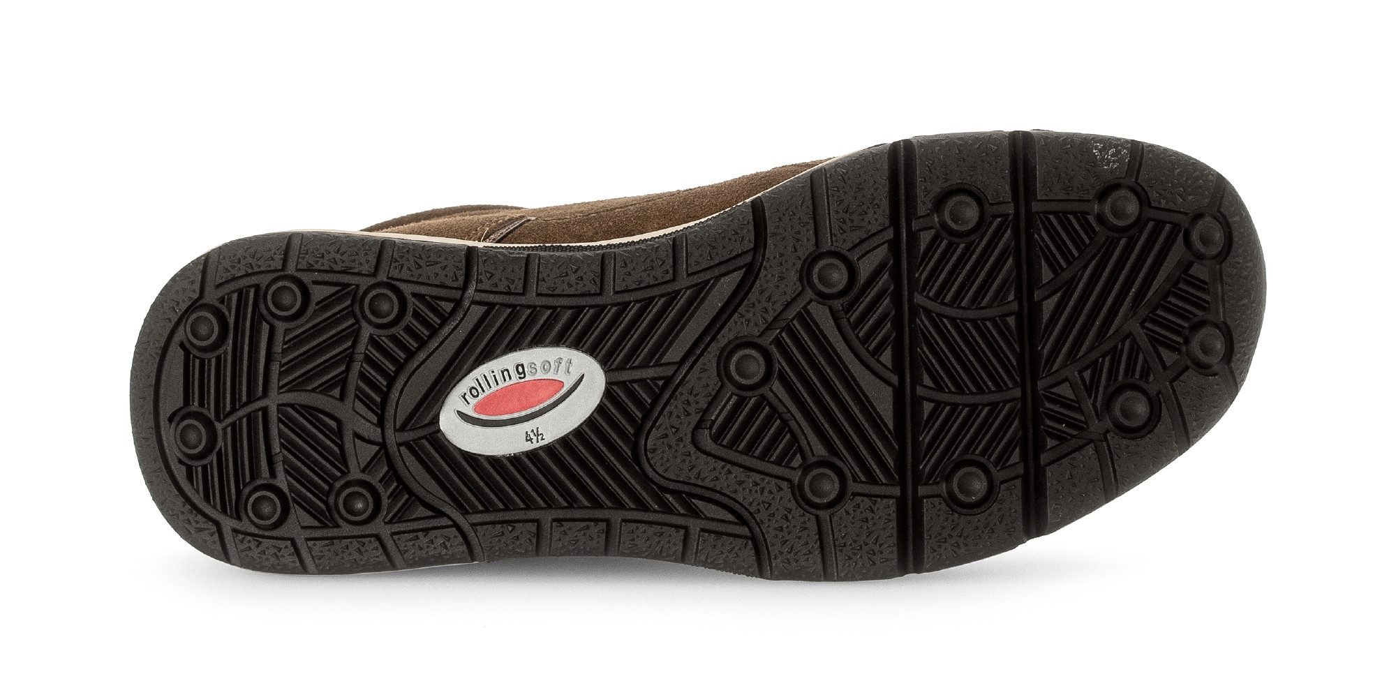 Gabor Rollingsoft Sneakers met sleehak , vrijetijdsschoen, veterschoen, veterschoenen met uitneembare binnenzool