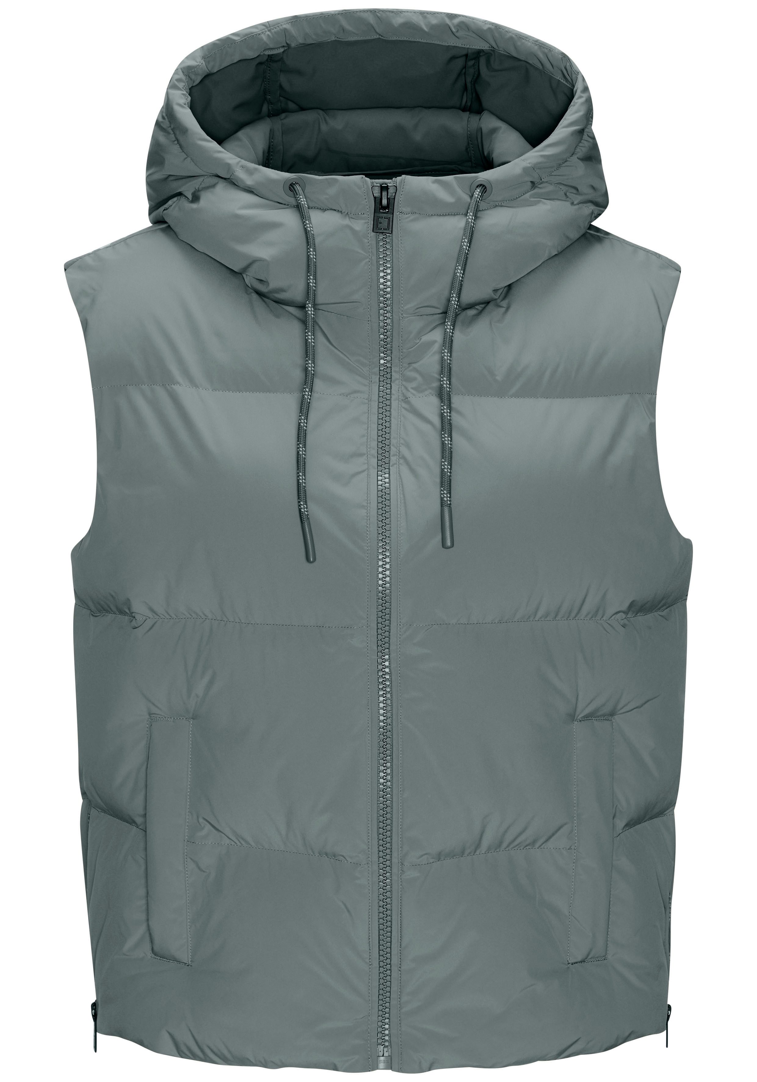 Elbsand Bodywarmer met grote logoprint op de rug
