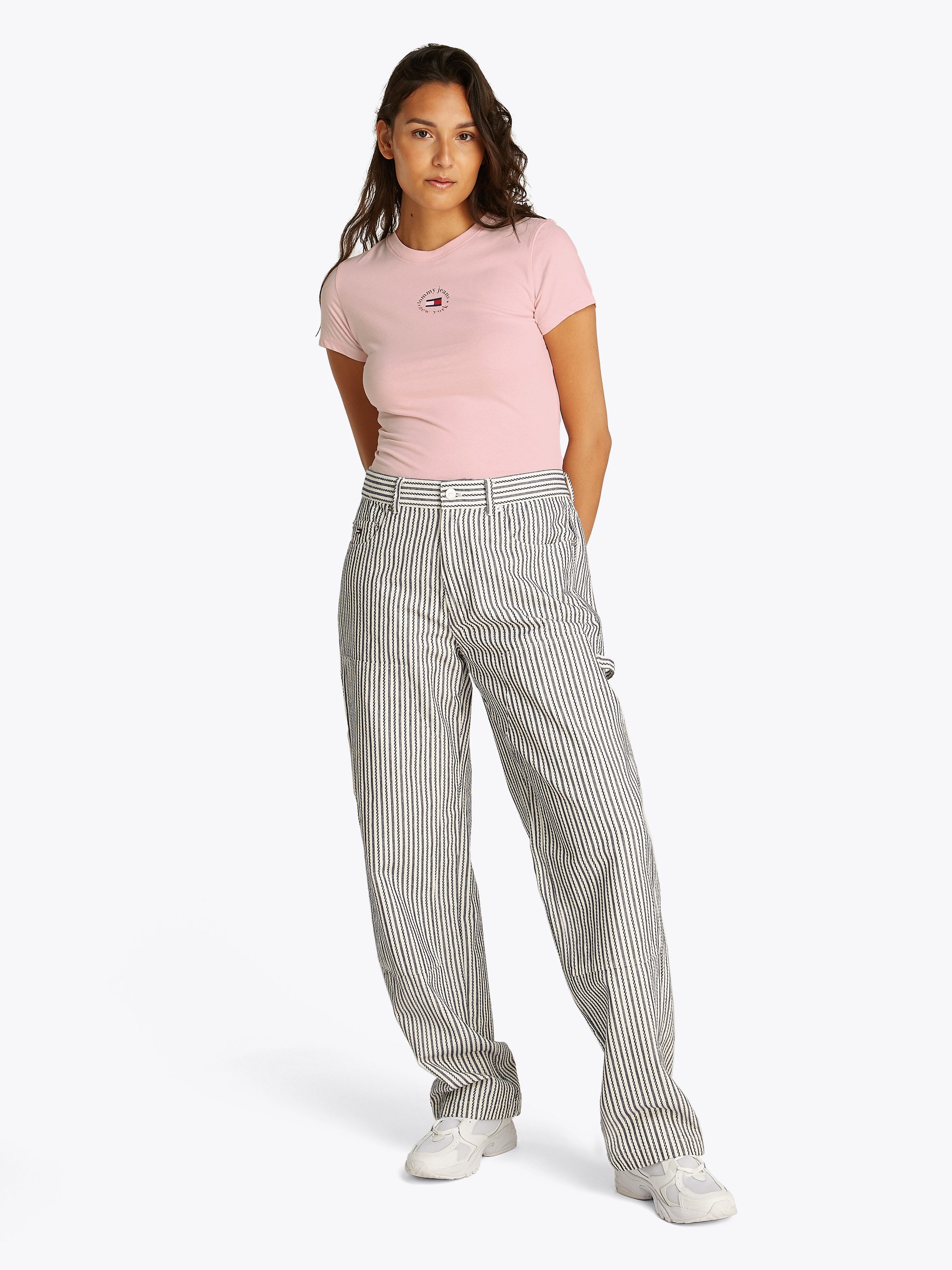 TOMMY JEANS T-shirt TJW SLIM ESSENTIAL LOGO 2 TEE