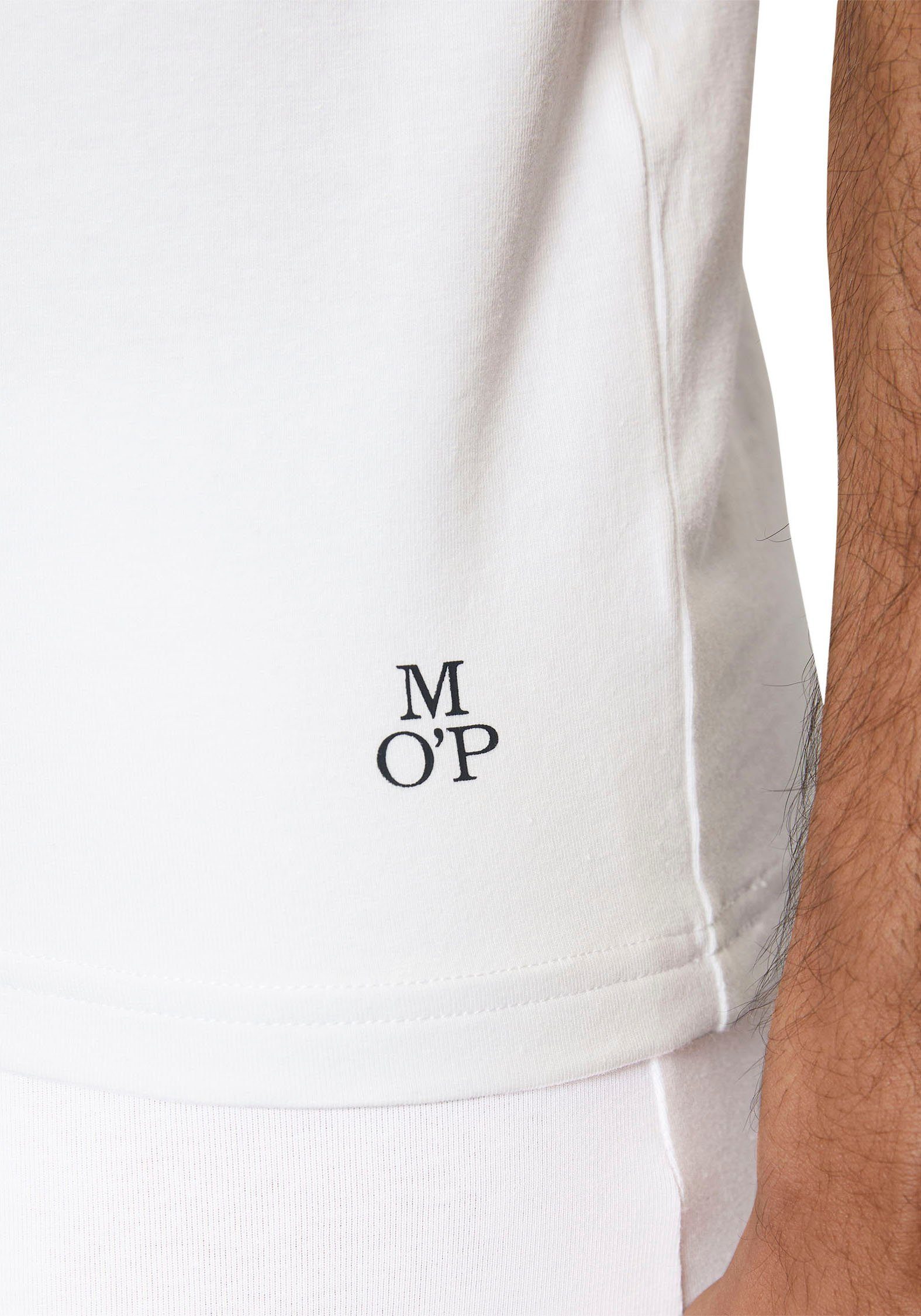 Marc O'Polo T-shirt Essentials met discreet merkembleem (2-delig, Set van 2)