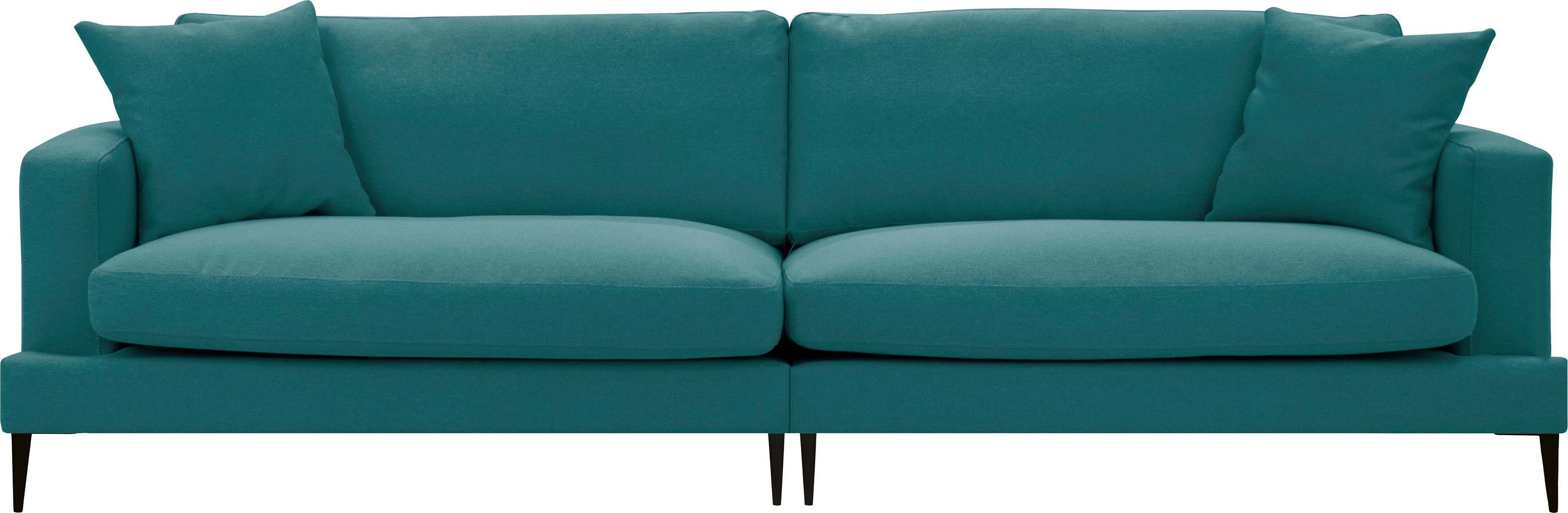 Leonique Megabank Cozy elegante designbank, afmetingen B/D/H: 252/97/80 cm