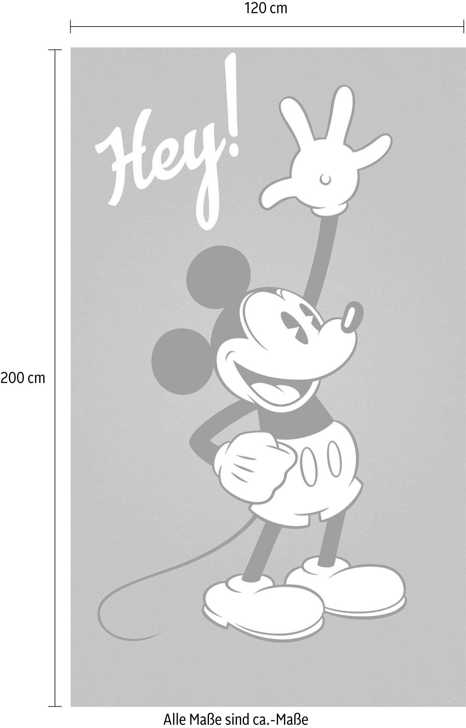 Komar Vliesbehang Digitale print vlies - Mickey - Hey - Afmeting 120 x 200 cm (1 stuk)