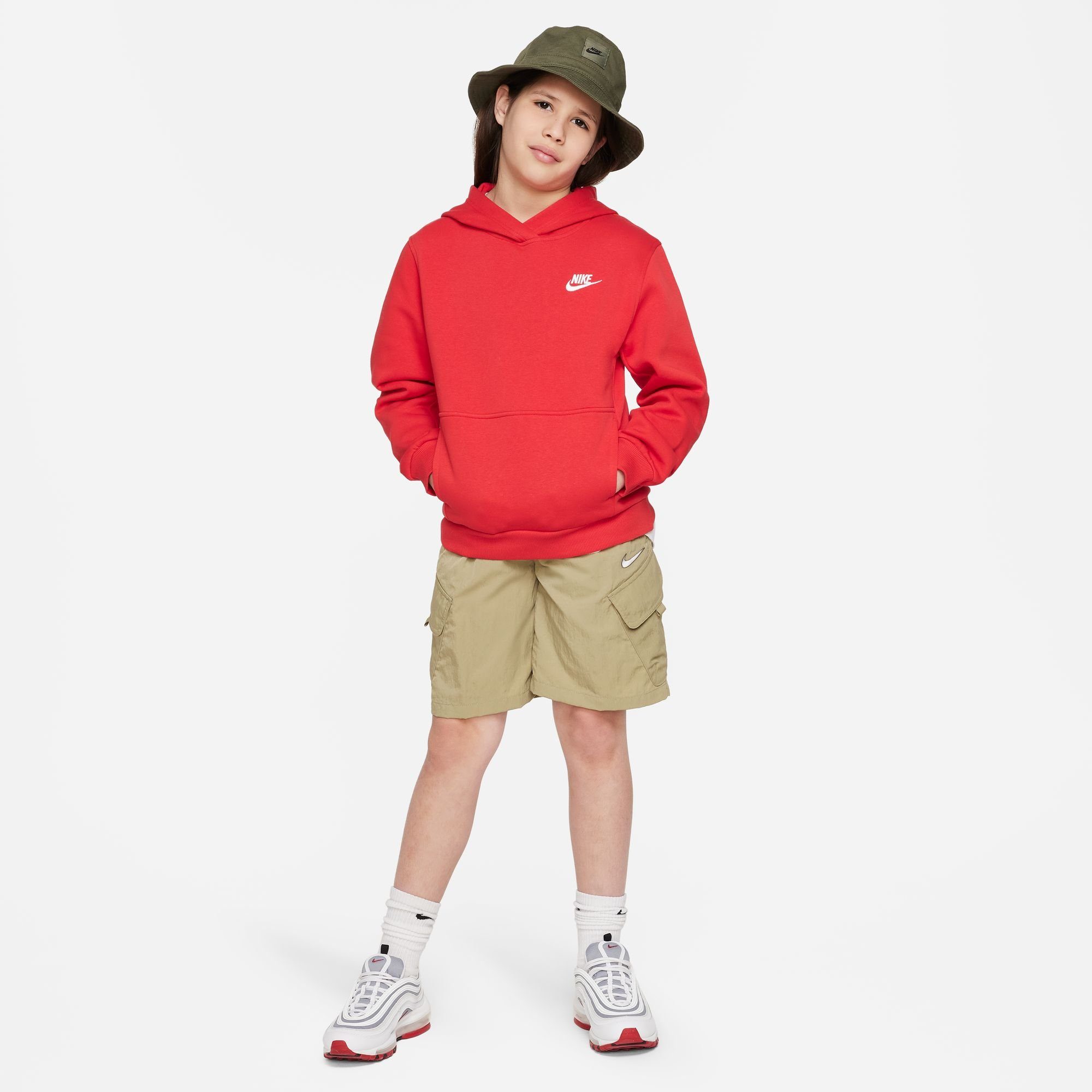 Nike Sportswear Hoodie CLUB FLEECE BIG KID'S PULLOVER HOODIE