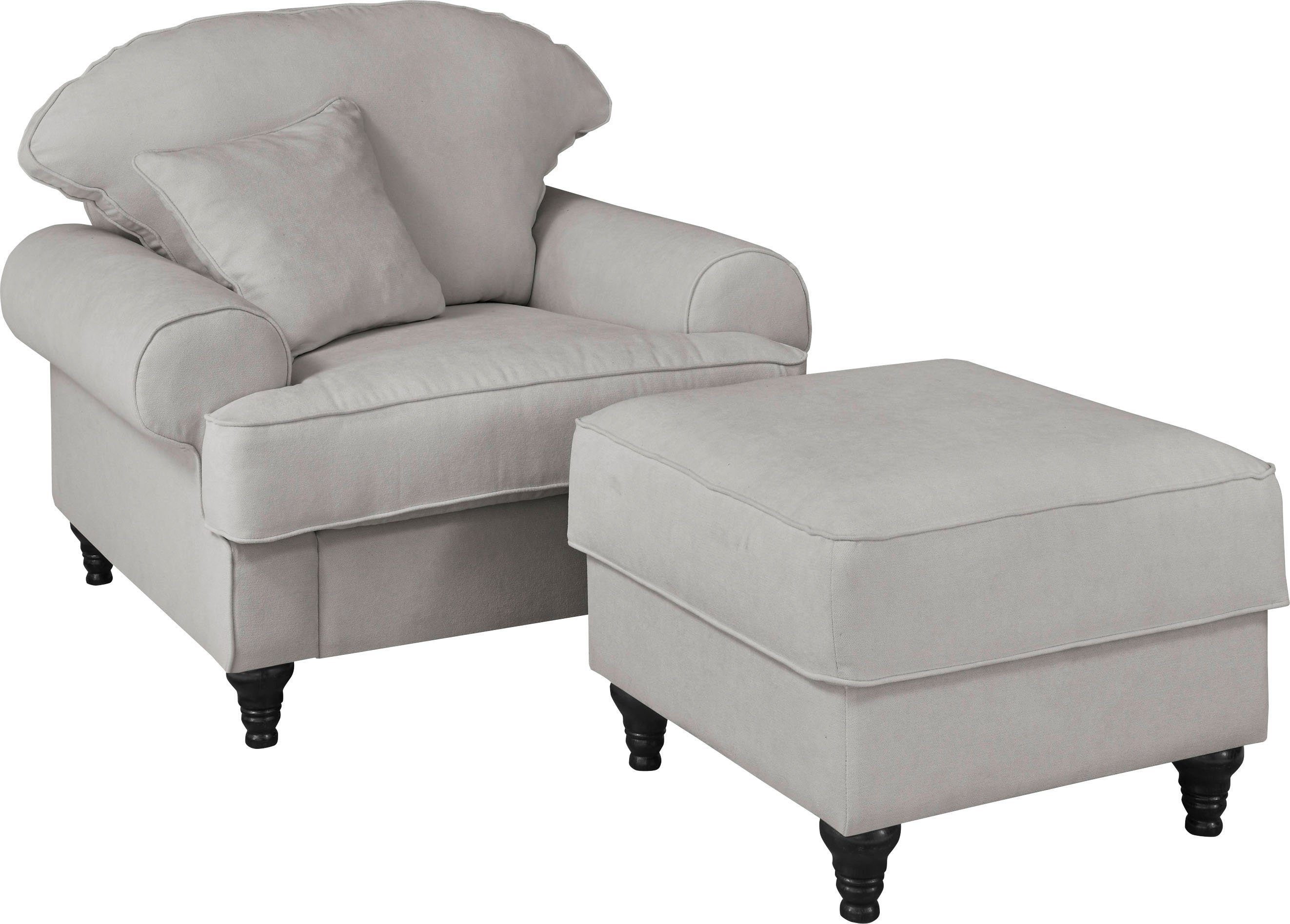 Home affaire Fauteuil Westminster met binnenveringsinterieur (set, 2 stuks)