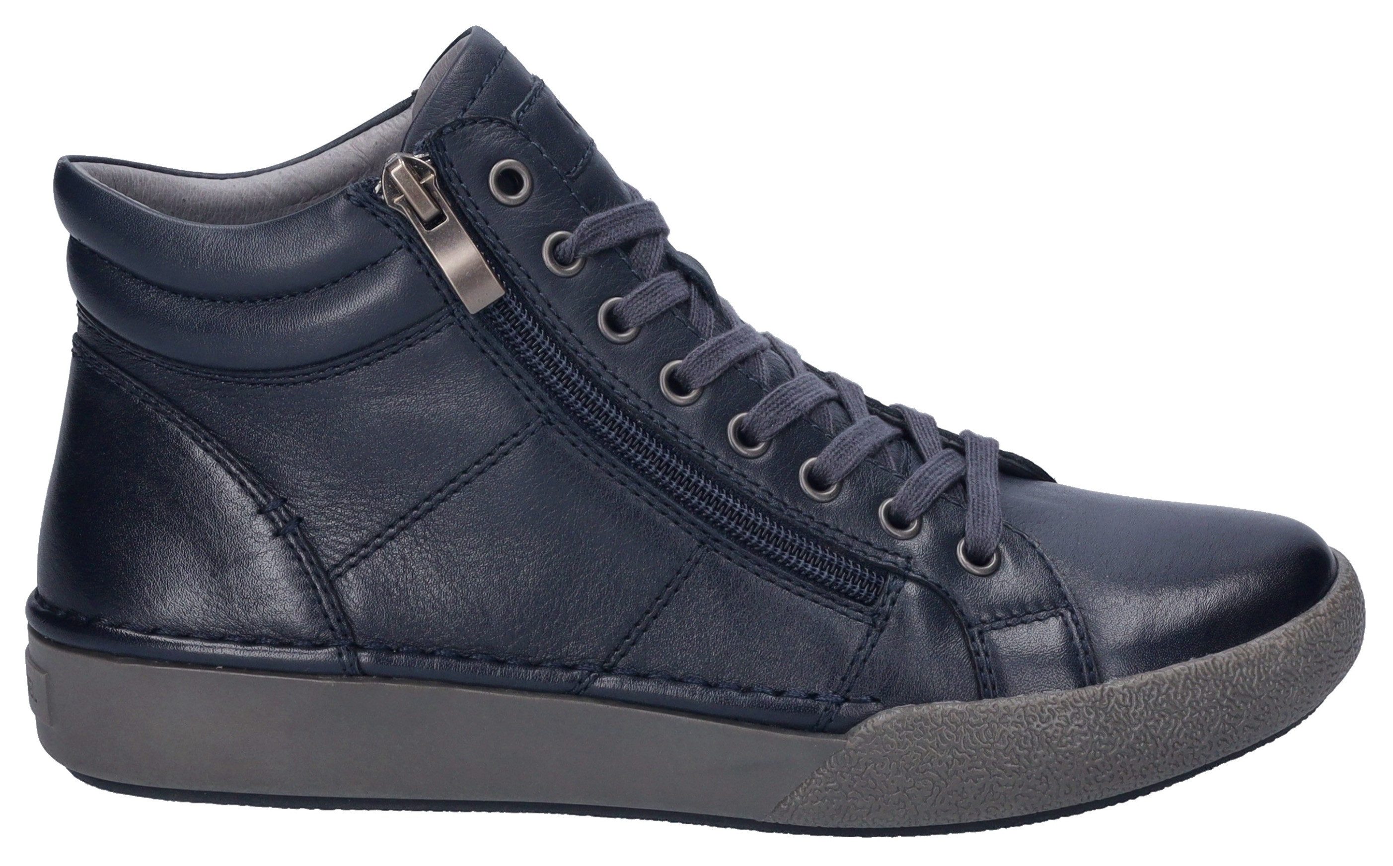 Josef Seibel Sneakers Claire 11 Veterschoenen, high top sneaker, comfortschoen met leren binnenzool
