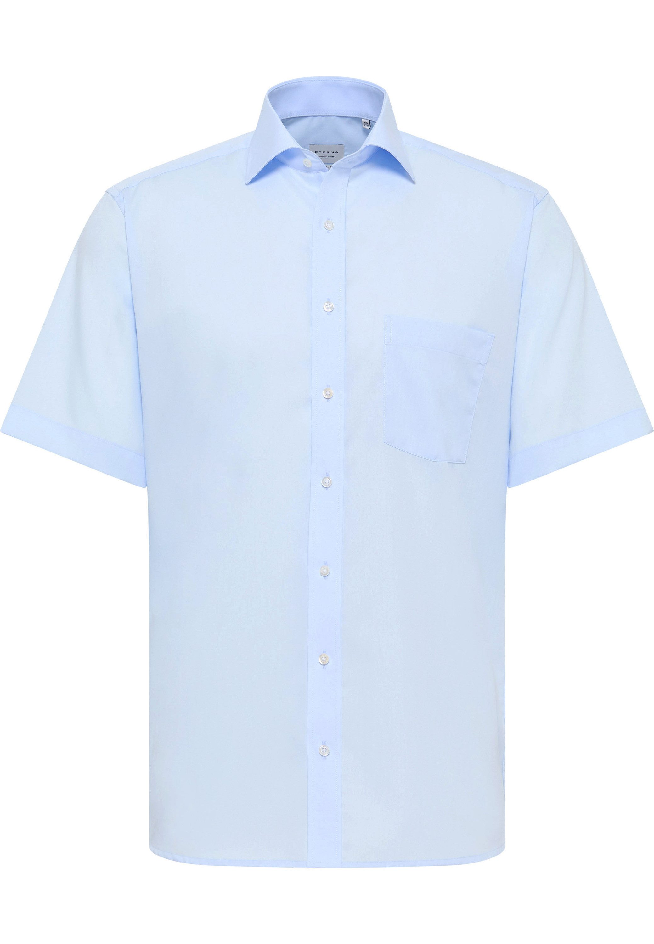 Eterna Overhemd met korte mouwen MODERN FIT NON IRON (strijkvrij)