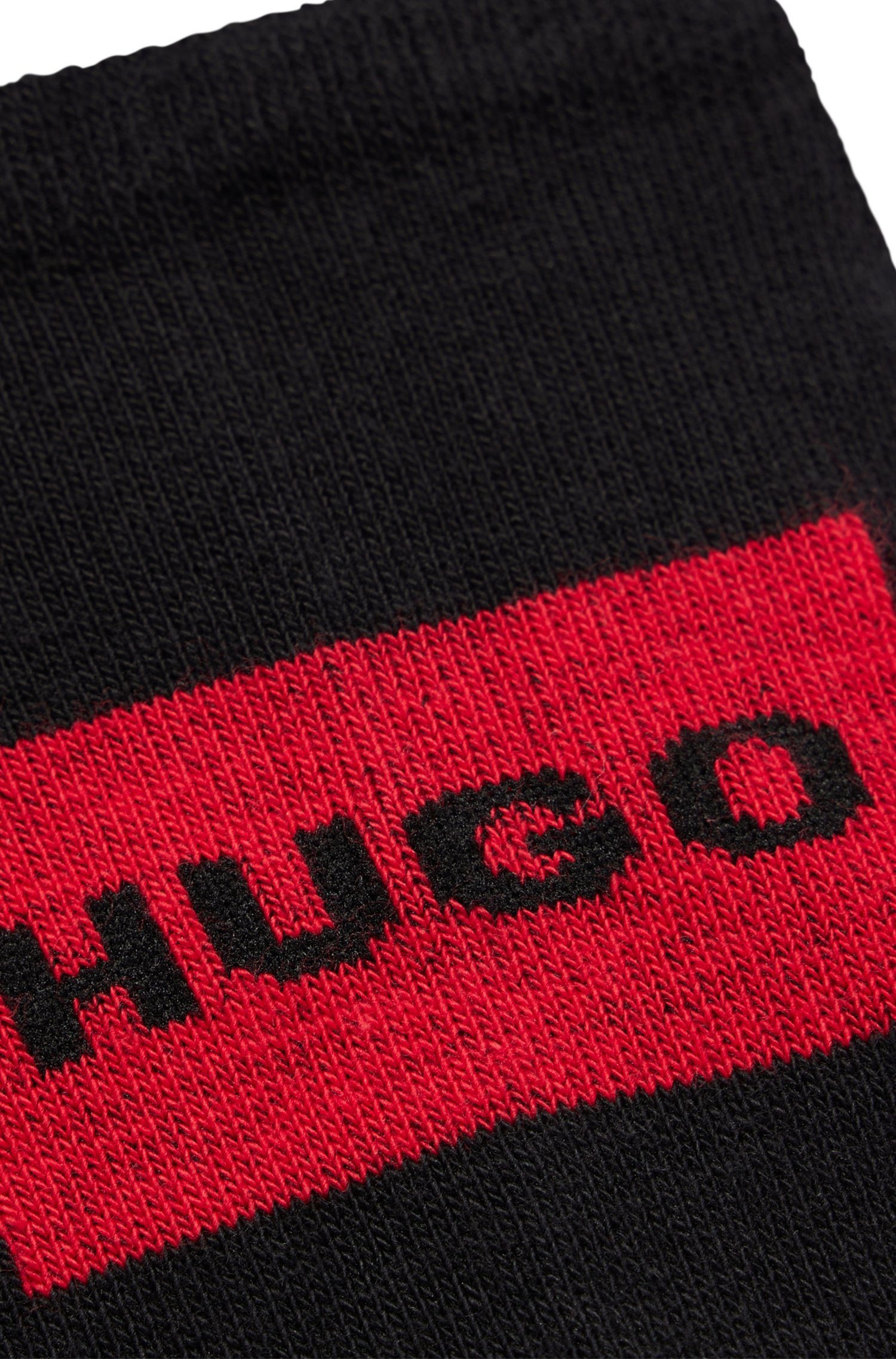 HUGO underwear Vrijetijdssokken 3P LC LABEL CC met geborduurd logo (set, 3 paar)