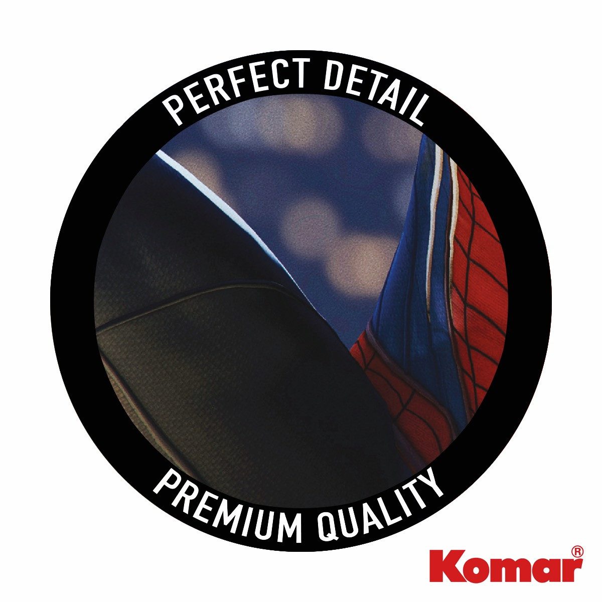 Komar Artprint op linnen Marvel Spider-Man Web Shoot 60 x 60 cm (breedte x hoogte) - kinderkamer, decoratie (1 stuk)