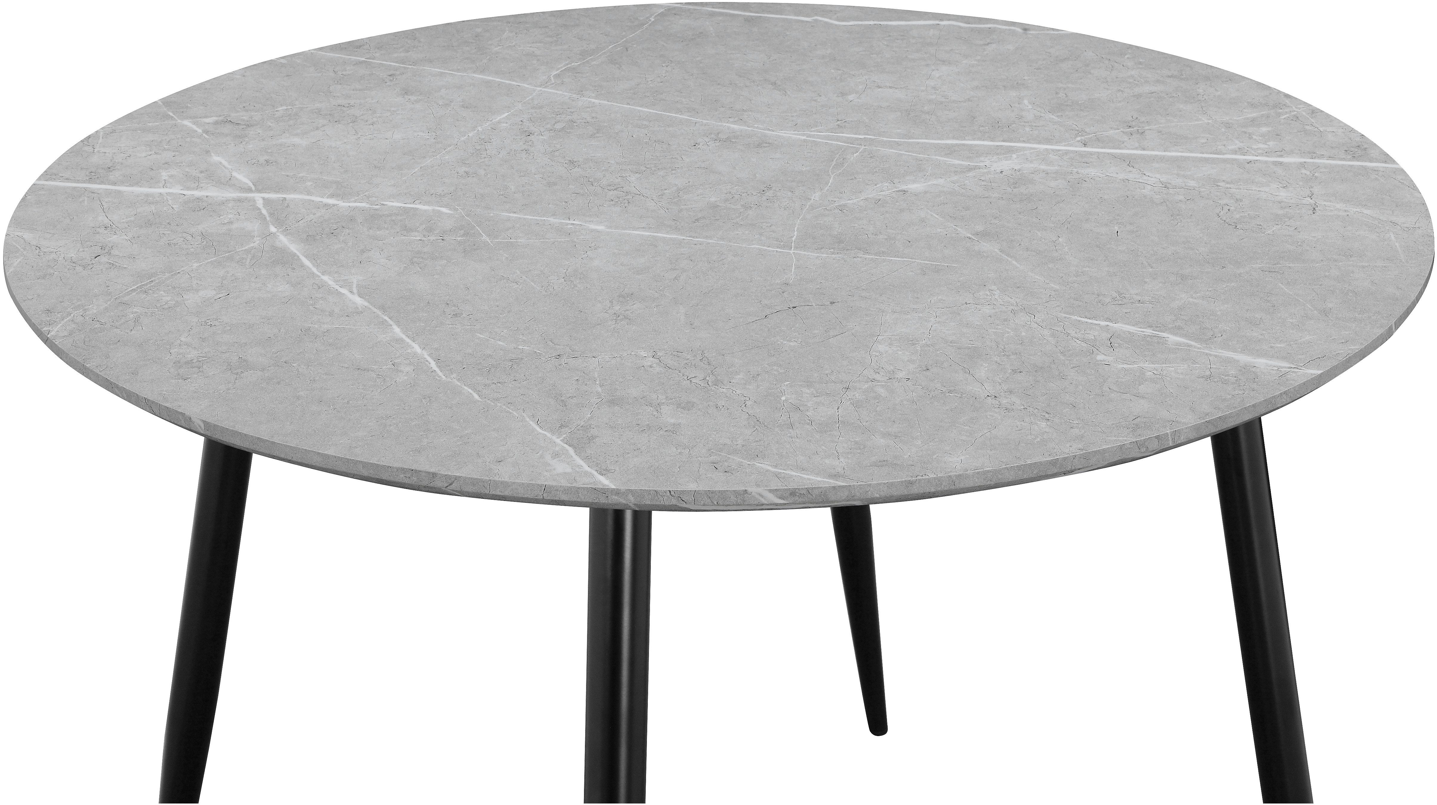 Leonique Eettafel Eadwine, Topseller! Tafel, keukentafel Frame van metaal, in verschillende maten en kleuren (1 stuk)