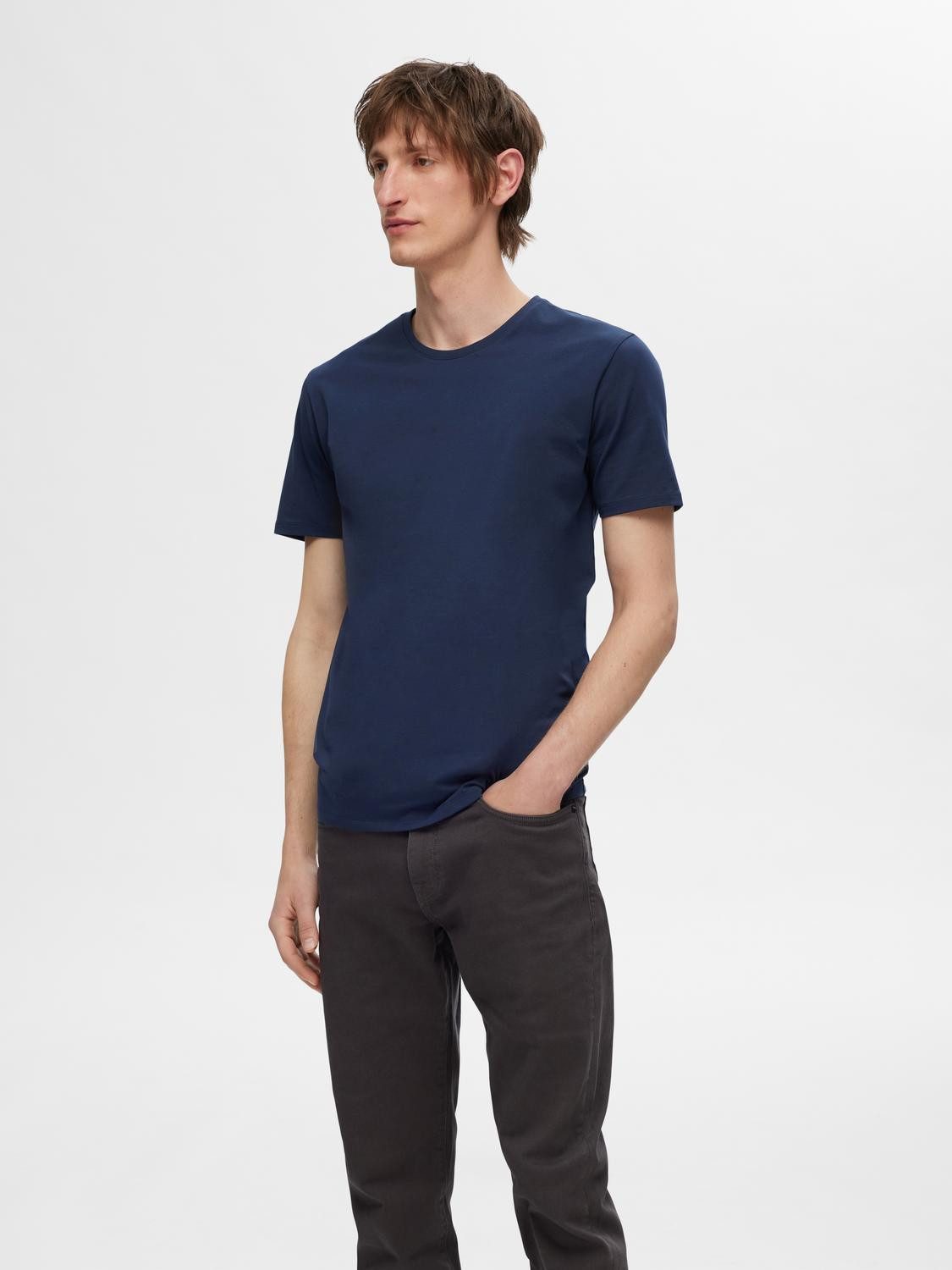 SELECTED HOMME T-shirt SLHROLAND SS O-NECK TEE 3-PACK NOOS