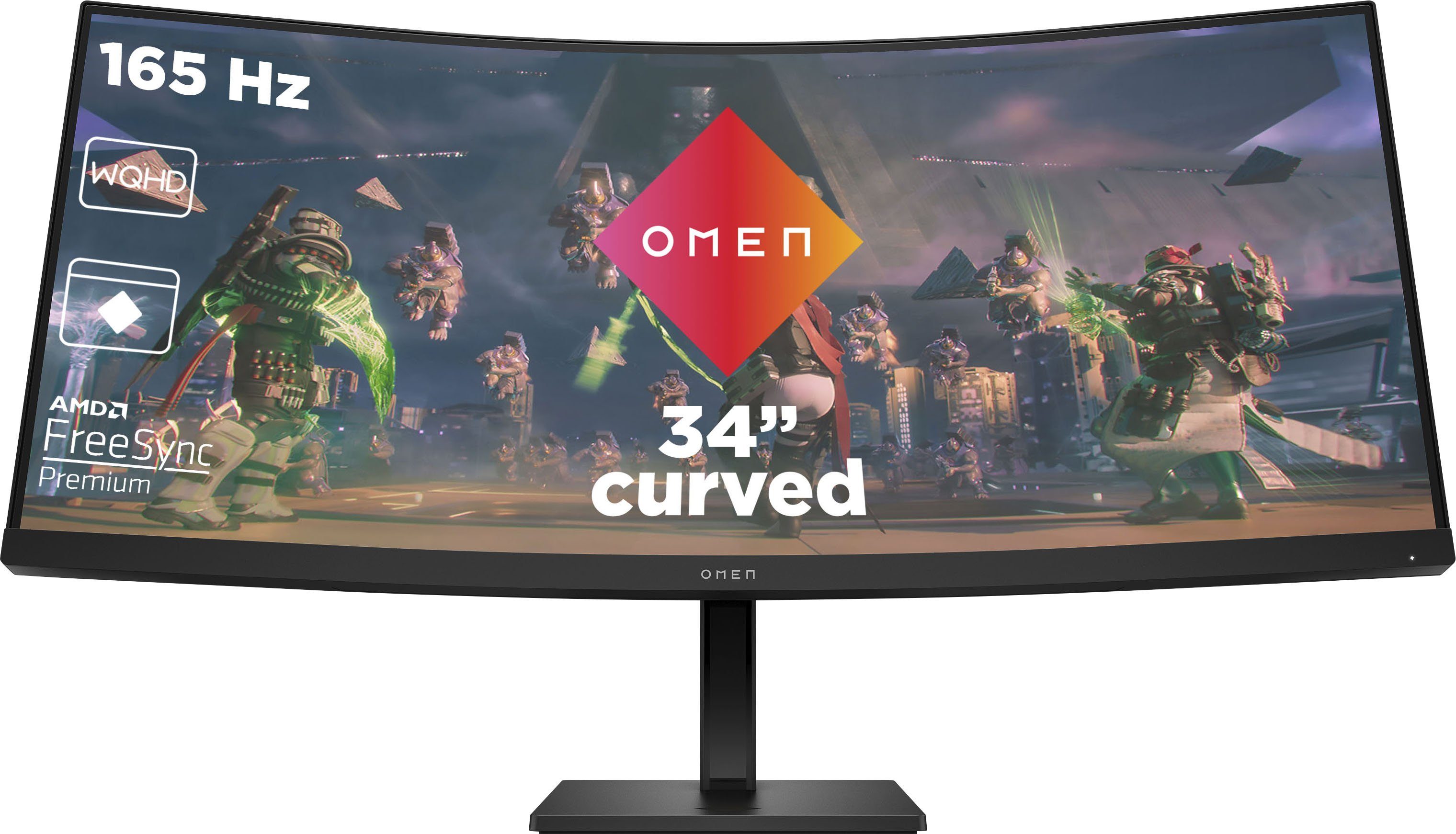 HP Curved-gaming-monitor OMEN 34c (HSD-0159-A), 86,4 cm-34 , WQHD