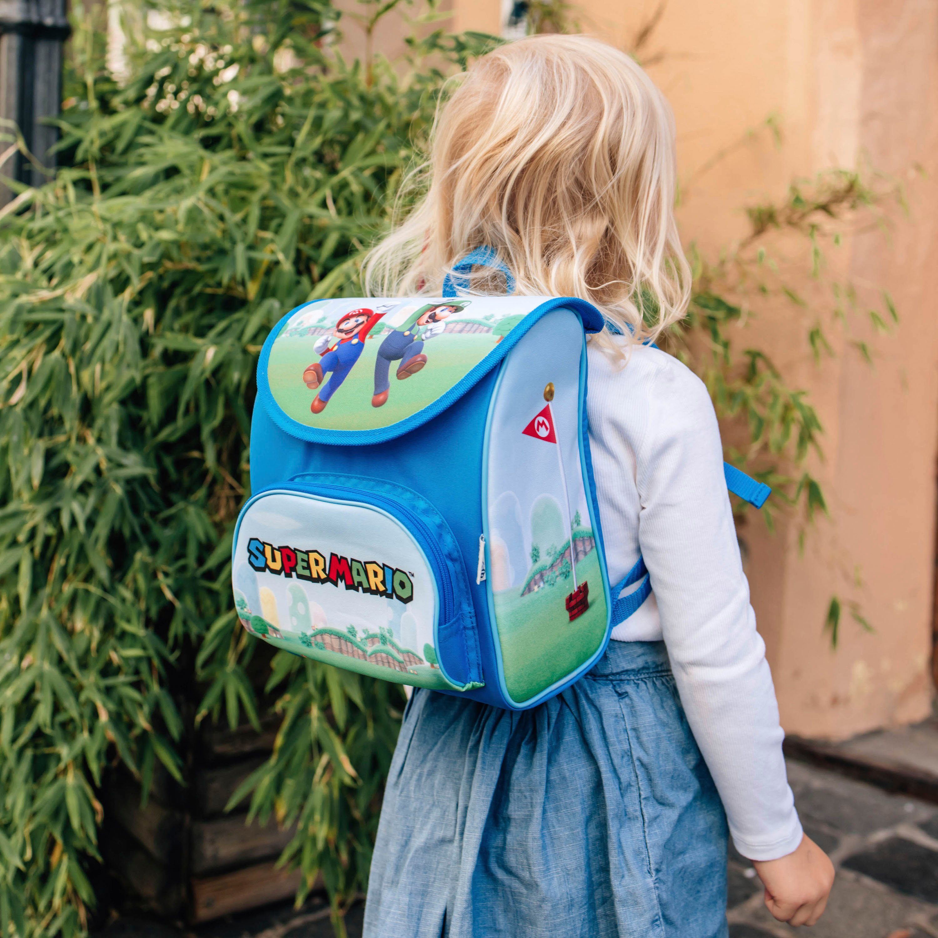 Scooli Schooltas voor kleuters Cutie, Super Mario