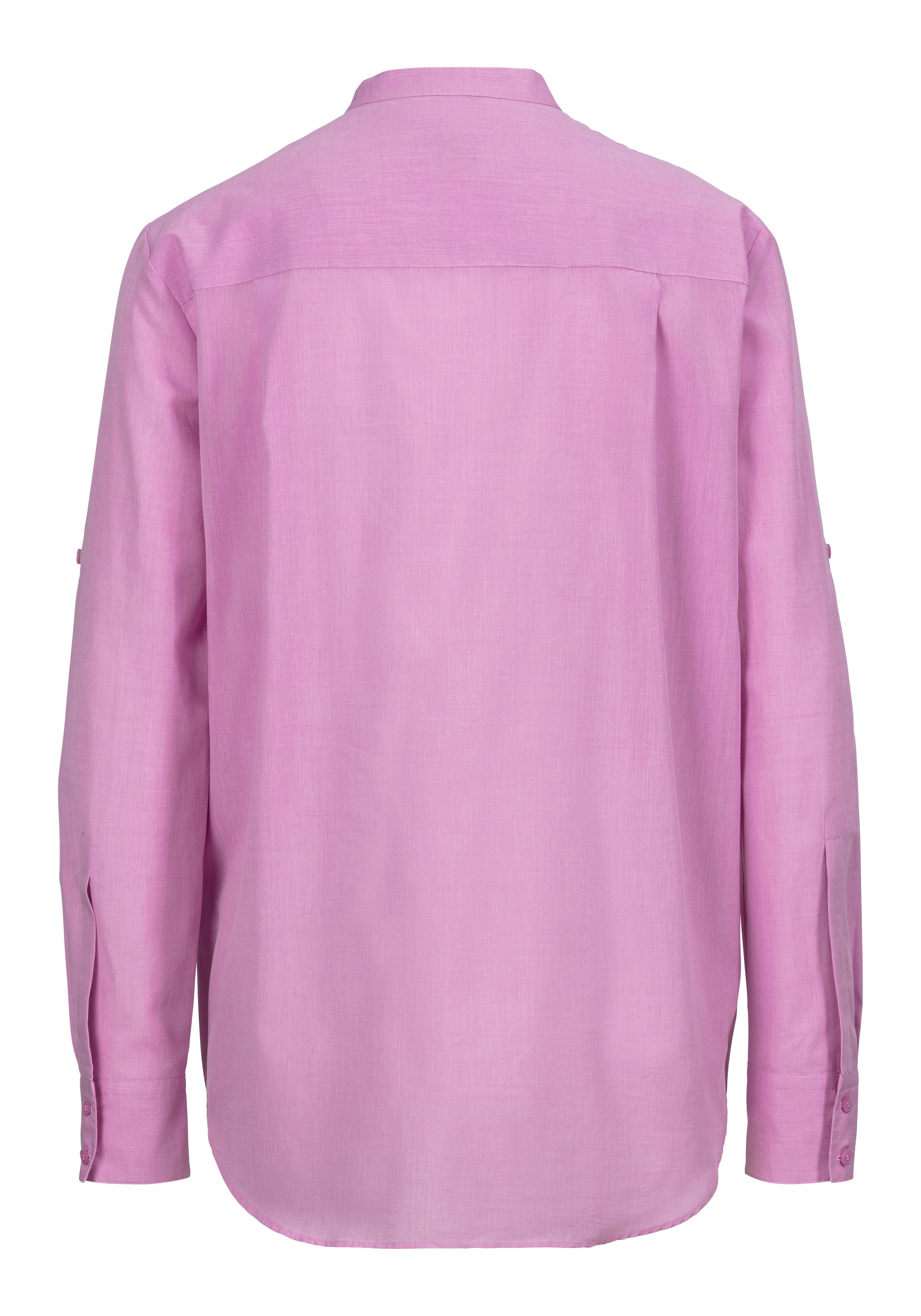 Boss Orange Klassieke blouse C_Befelize_21 Chambray kwaliteit staande kraag