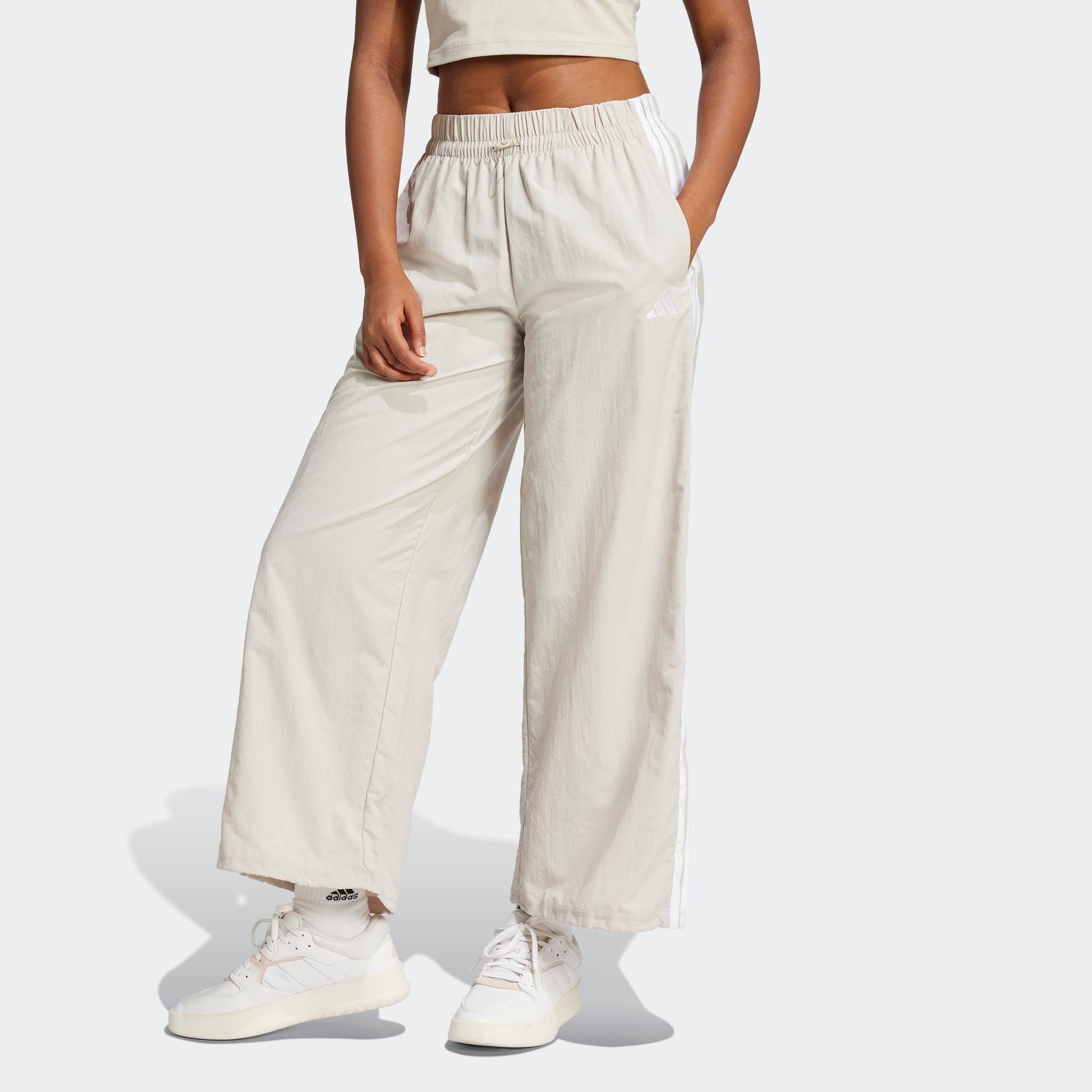 adidas Sportswear Sportbroek W 3S WV PT (1-delig) dames sportbroeken maat M grijs