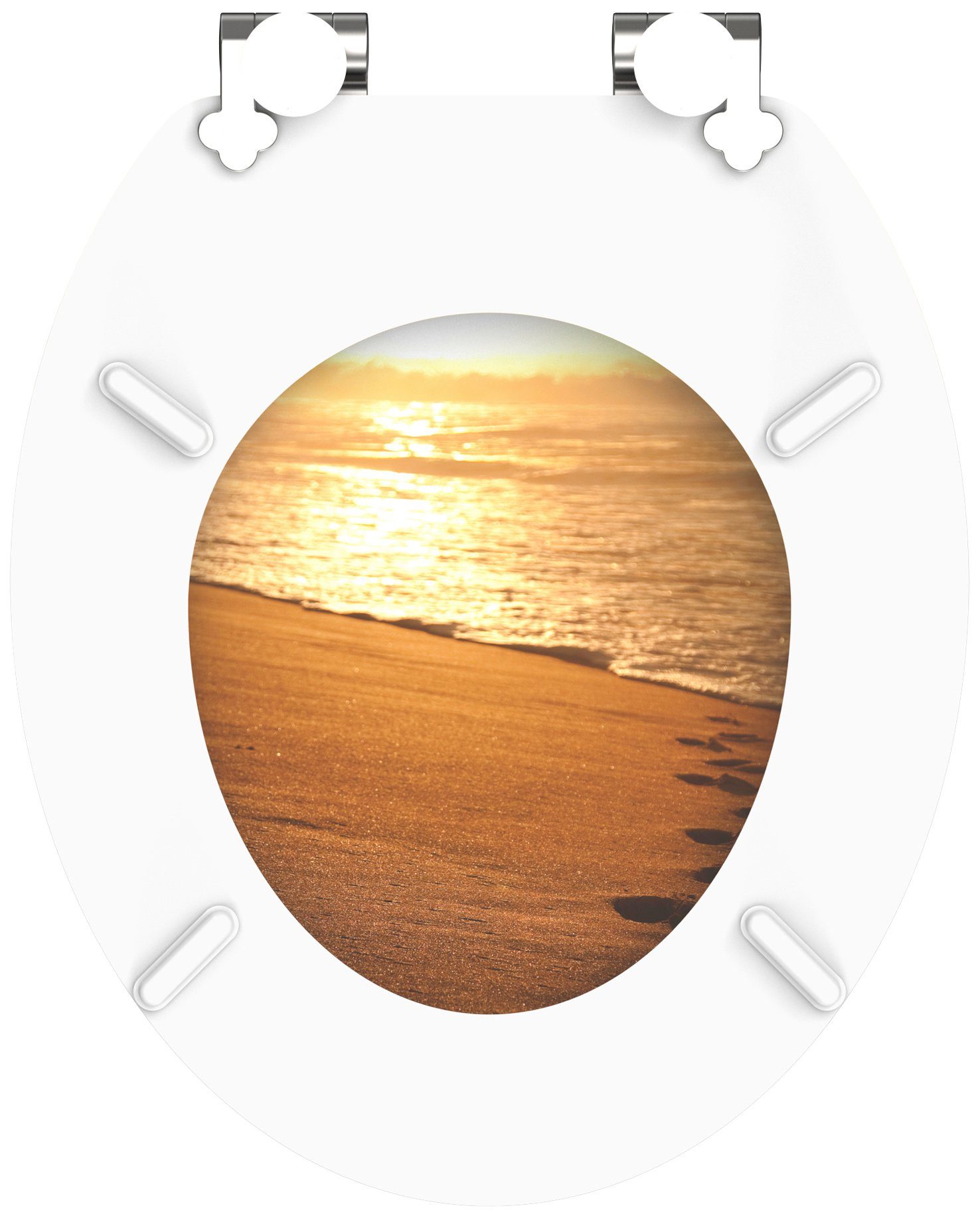 welltime Toiletzitting Sunset met softclosemechanisme, mdf, krasvast