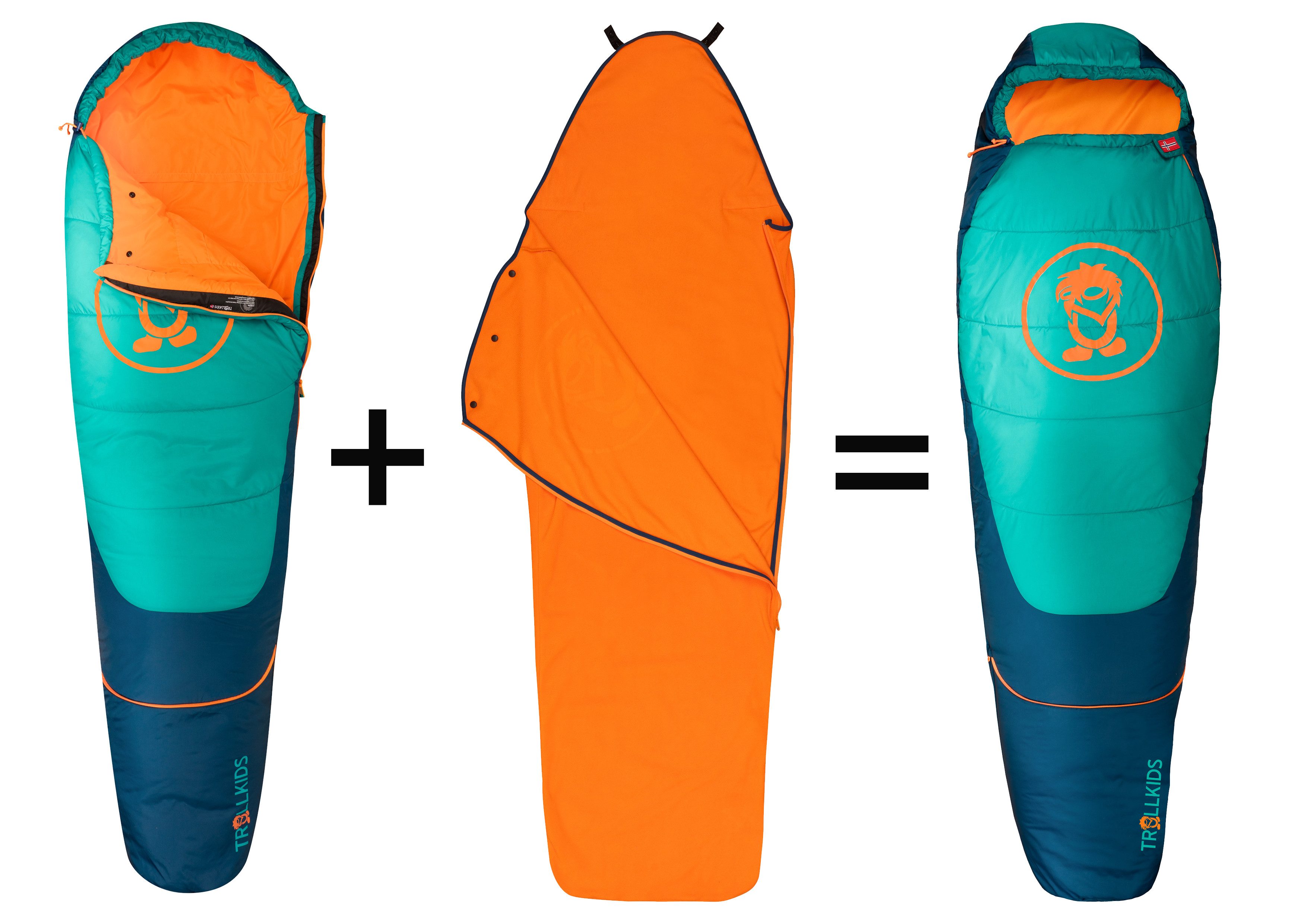 TROLLKIDS Mummieslaapzak KIDS FEMUND 3IN1 SLEEPING BAG