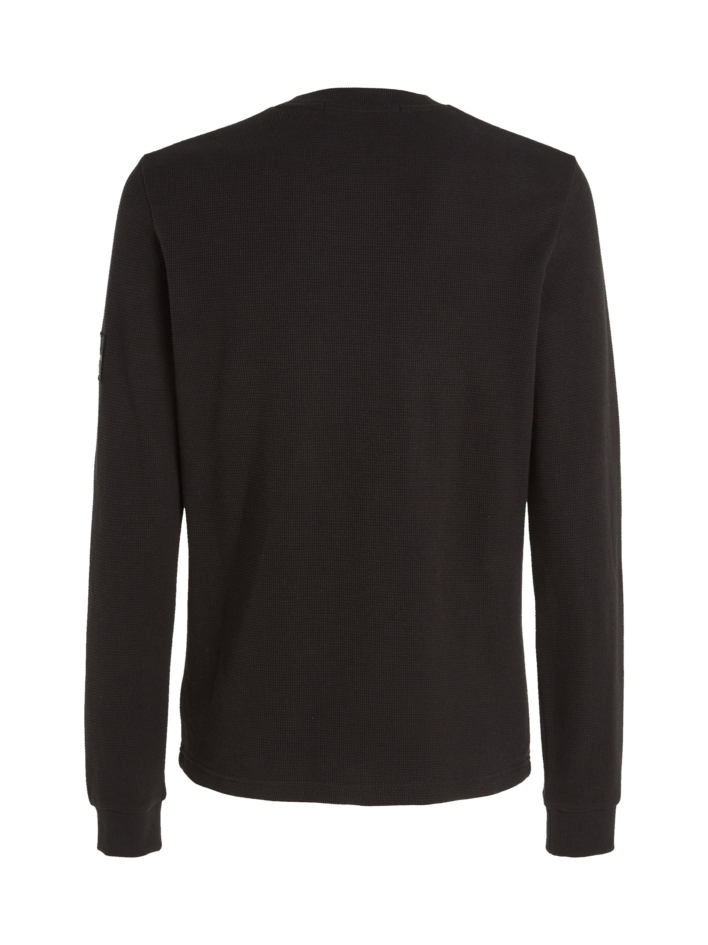 Calvin Klein Shirt met lange mouwen BADGE WAFFLE LS TEE