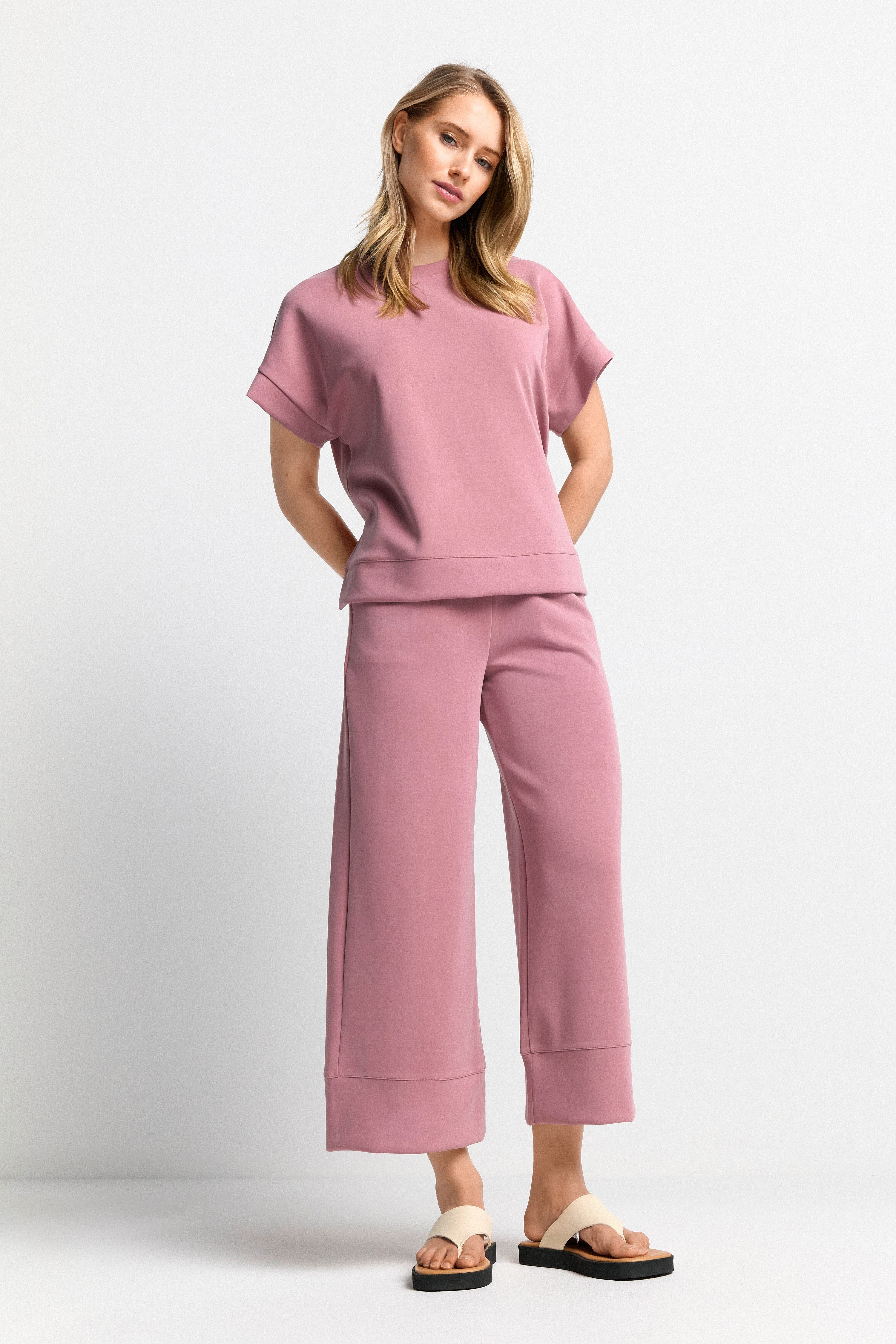 Rich & Royal Culotte 2409 T Peach Culotte van stevige, gepolijste kwaliteit