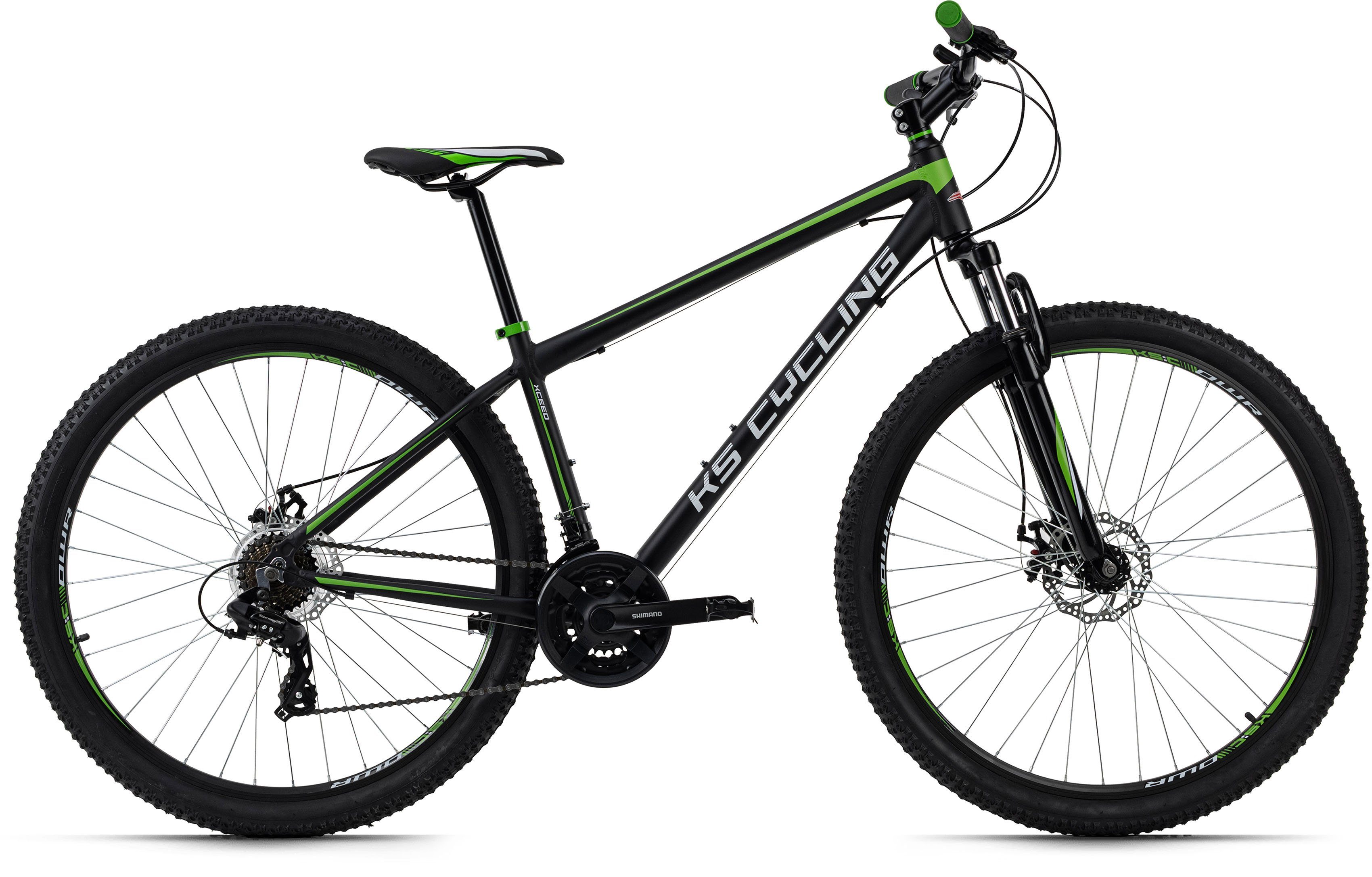 KS Cycling Mountainbike Xceed voor heren, all mountain mountainbikes maat 42 cm zwart