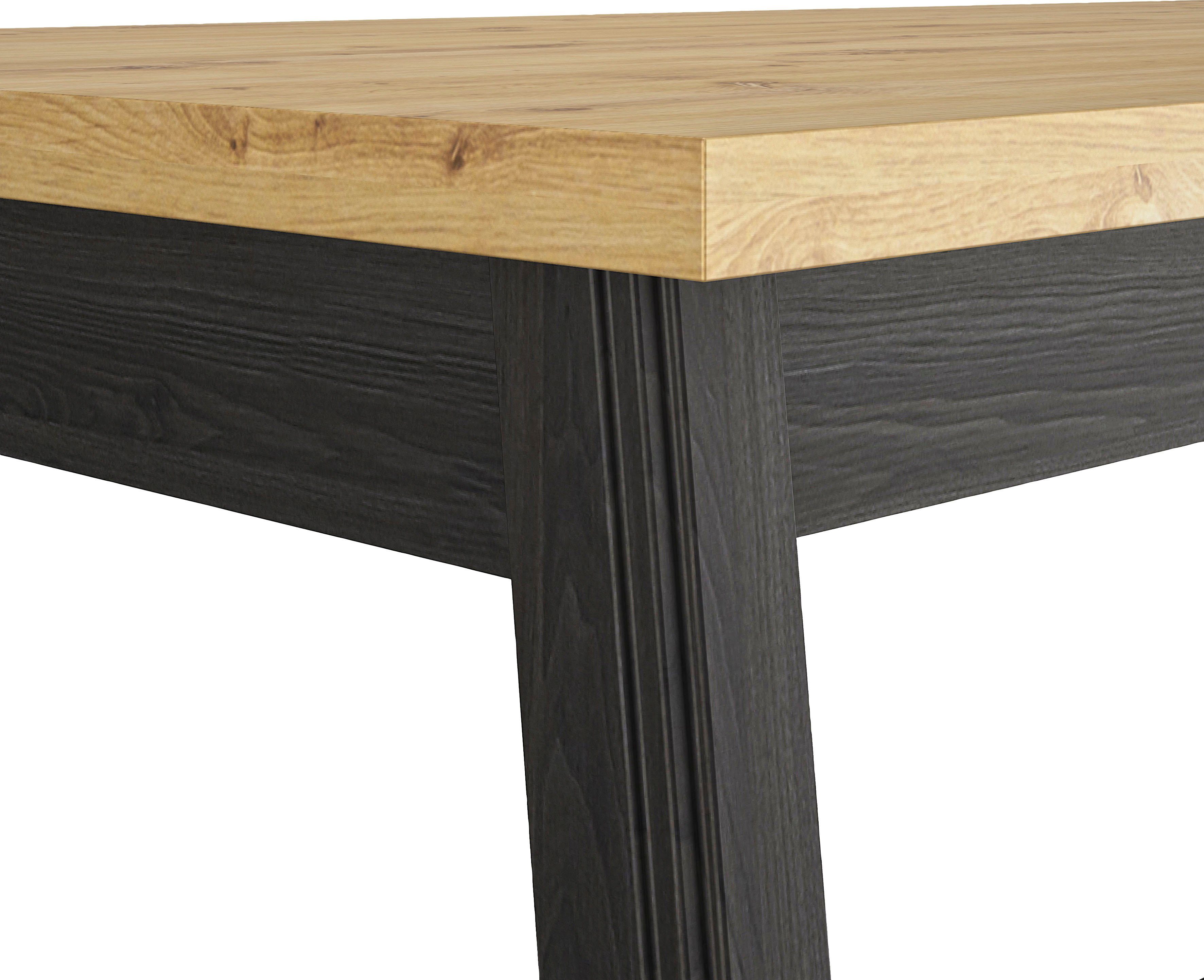Gami Eettafel Sequoia Woonkamer - collectie in landelijke stijl en industrieel decor (1 stuk)