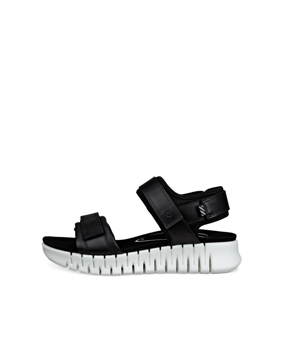 Ecco Sandaaltjes ECCO GRUUV SOL W plateau, zomerschoen, sandaal met praktische klittenband