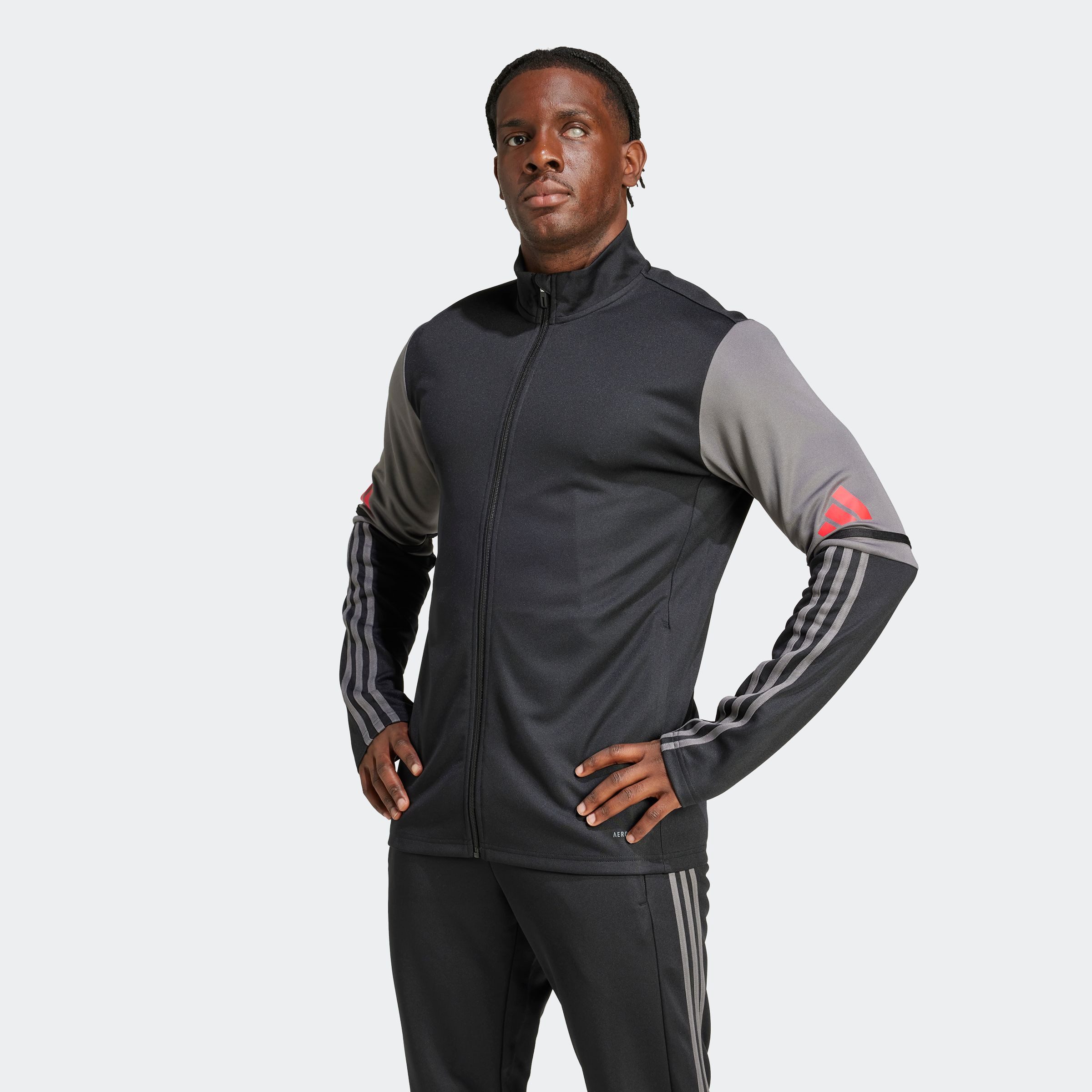 adidas Performance Trainingsjack SQ25 TR JKT heren trainingsjacks maat XXXL zwart