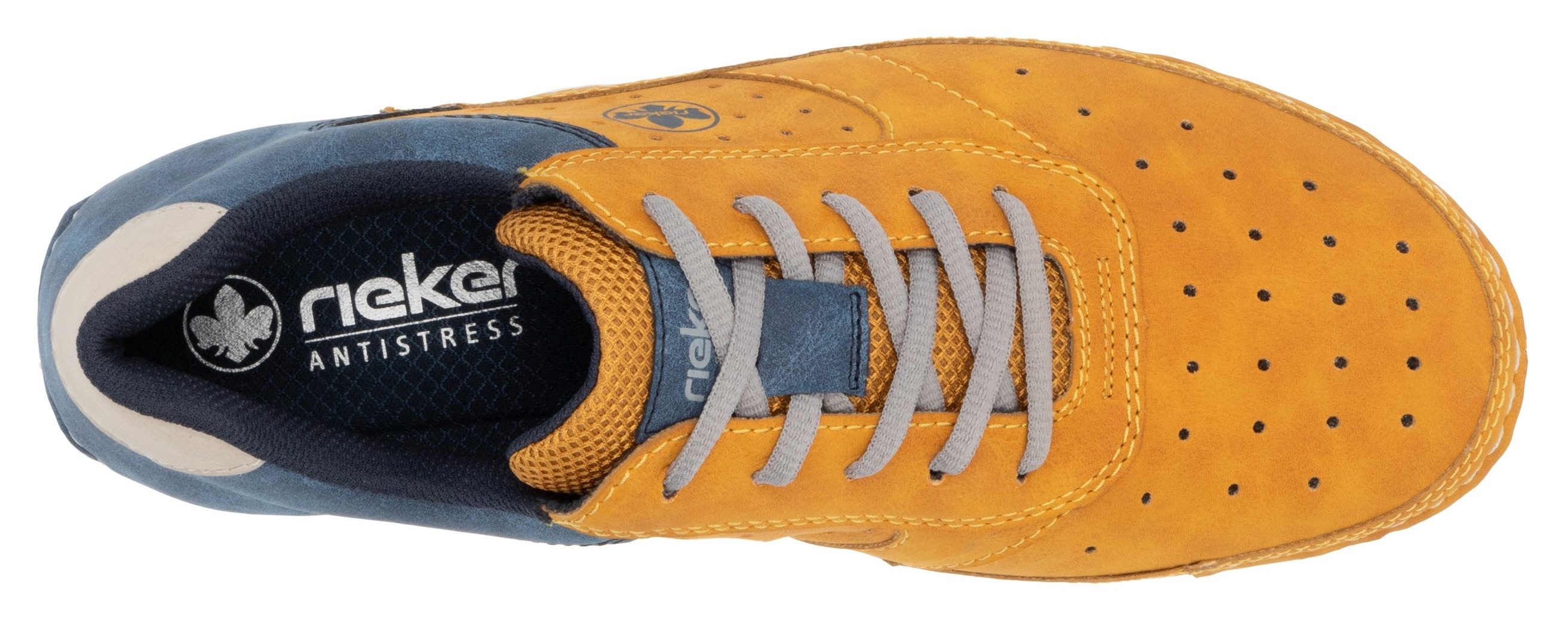 Rieker Sneakers , veterschoen, lage schoen, vrijetijdsschoen met memosoft binnenzool