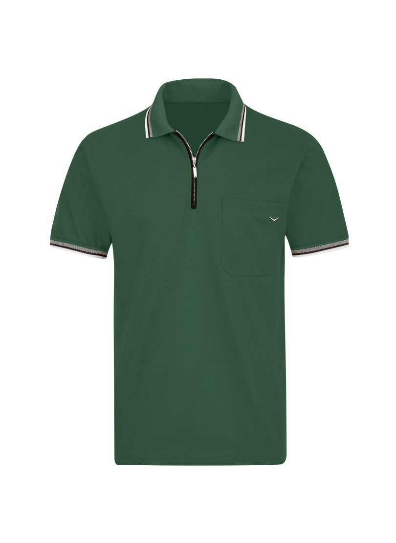 Trigema Poloshirt met ritssluiting (1-delig)
