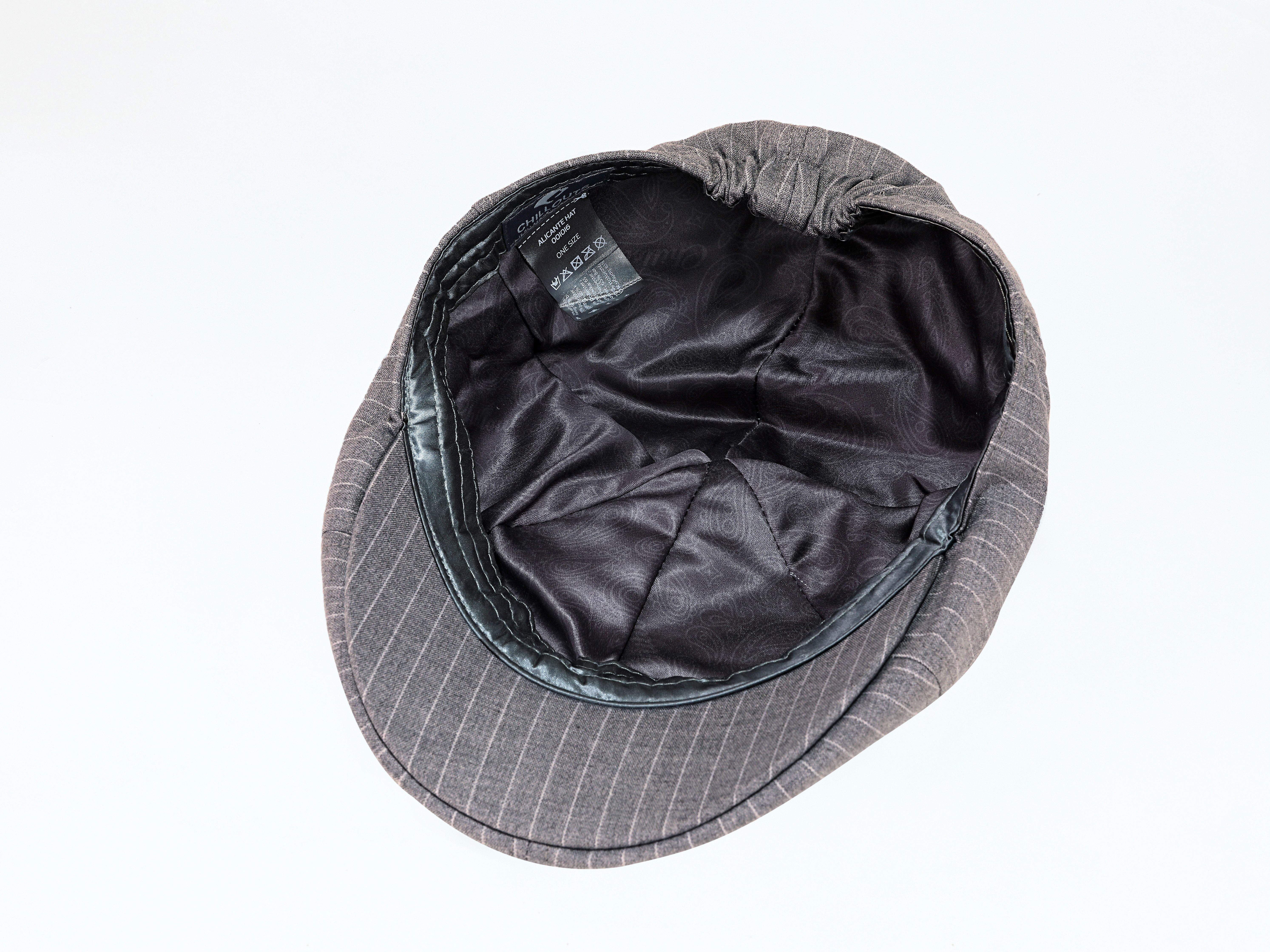 chillouts Flat cap Alicante Hat met elegante streepstructuur