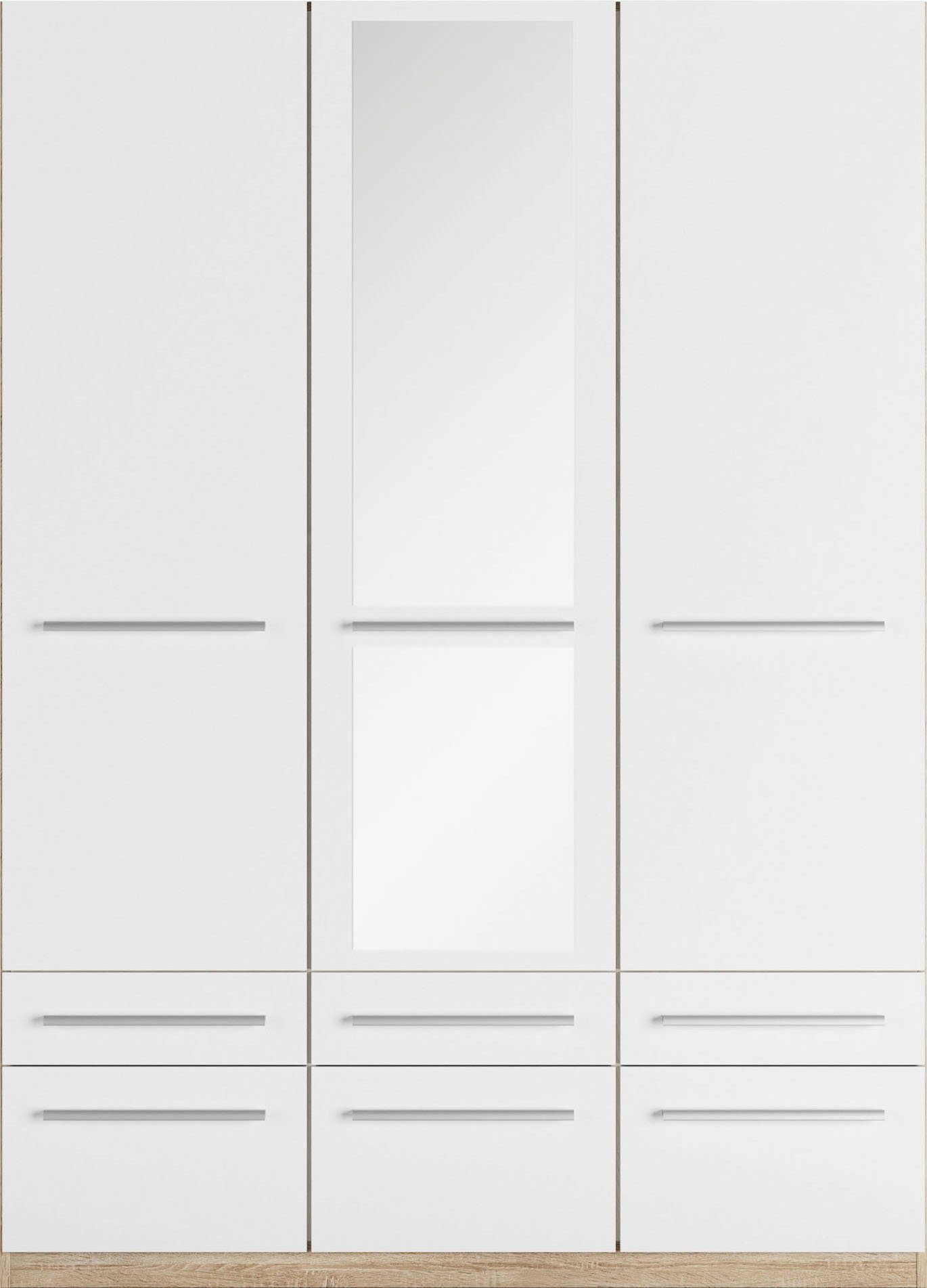 priess Kledingkast Kast garderobe waskast Barcelona in 5 breedtes veel opbergruimte, ruime lades, met spiegel, made in germany