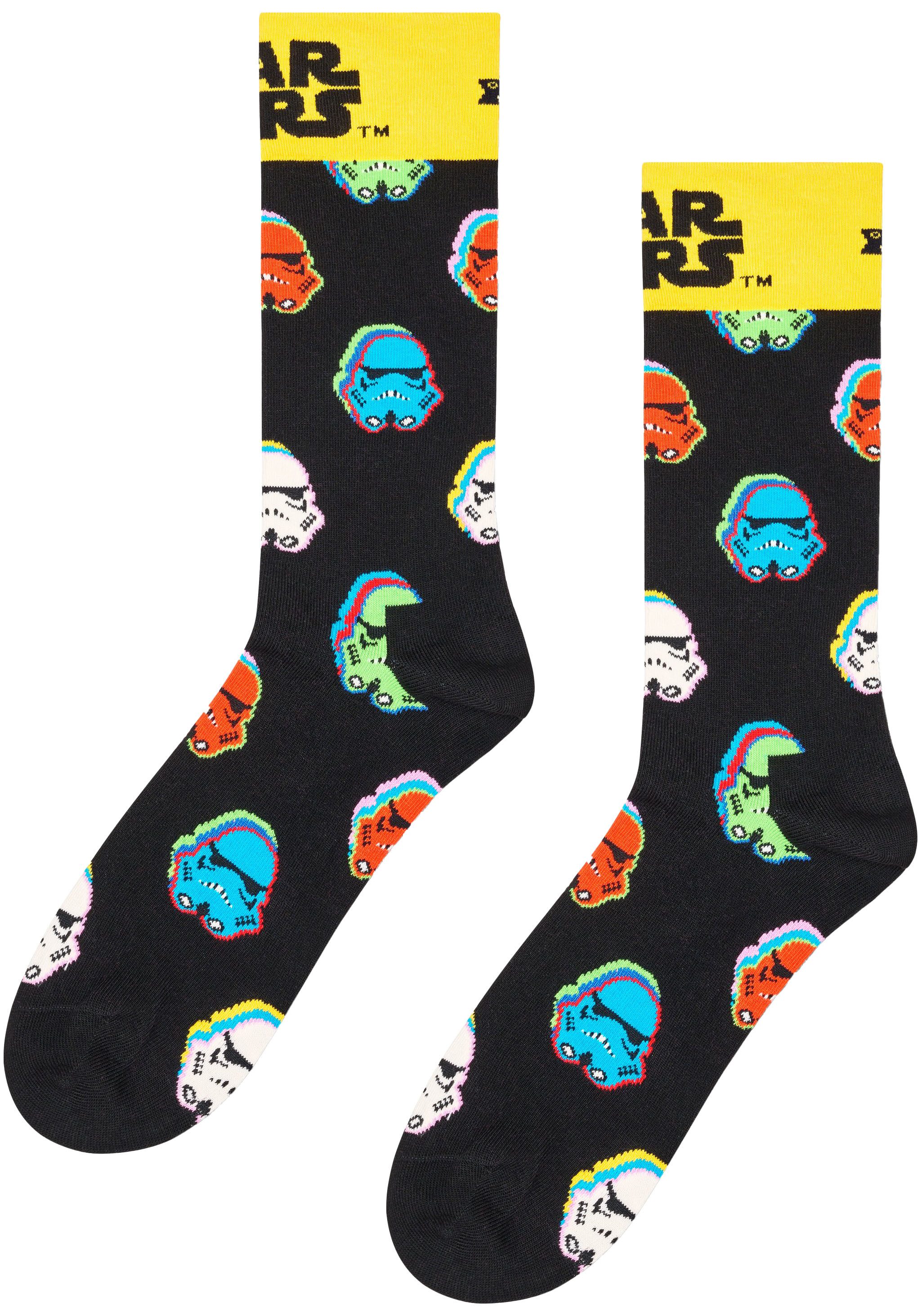 Happy Socks Lange sokken met opvallende vlammenpatronen (Set van 2)