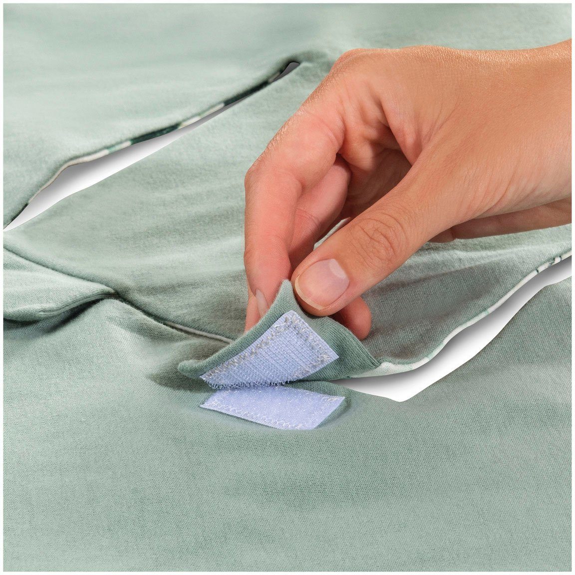 Hauck Babydeken Baby Inslapdeken, Snuggle N Dream bladeren Mint/groen