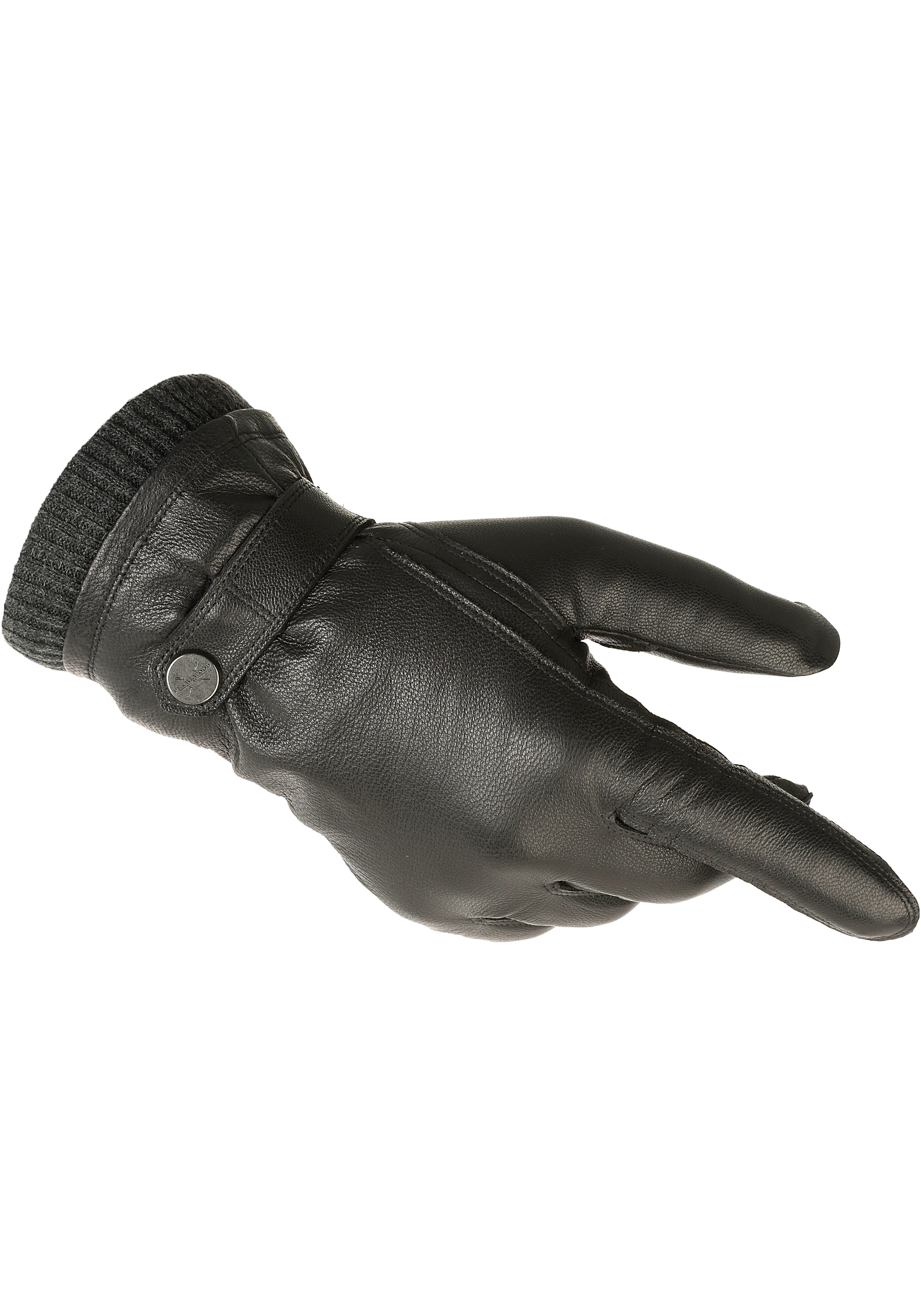 PEARLWOOD Leren handschoenen Freddie Ademend, temperatuurregulerend, wind- en waterafstotend