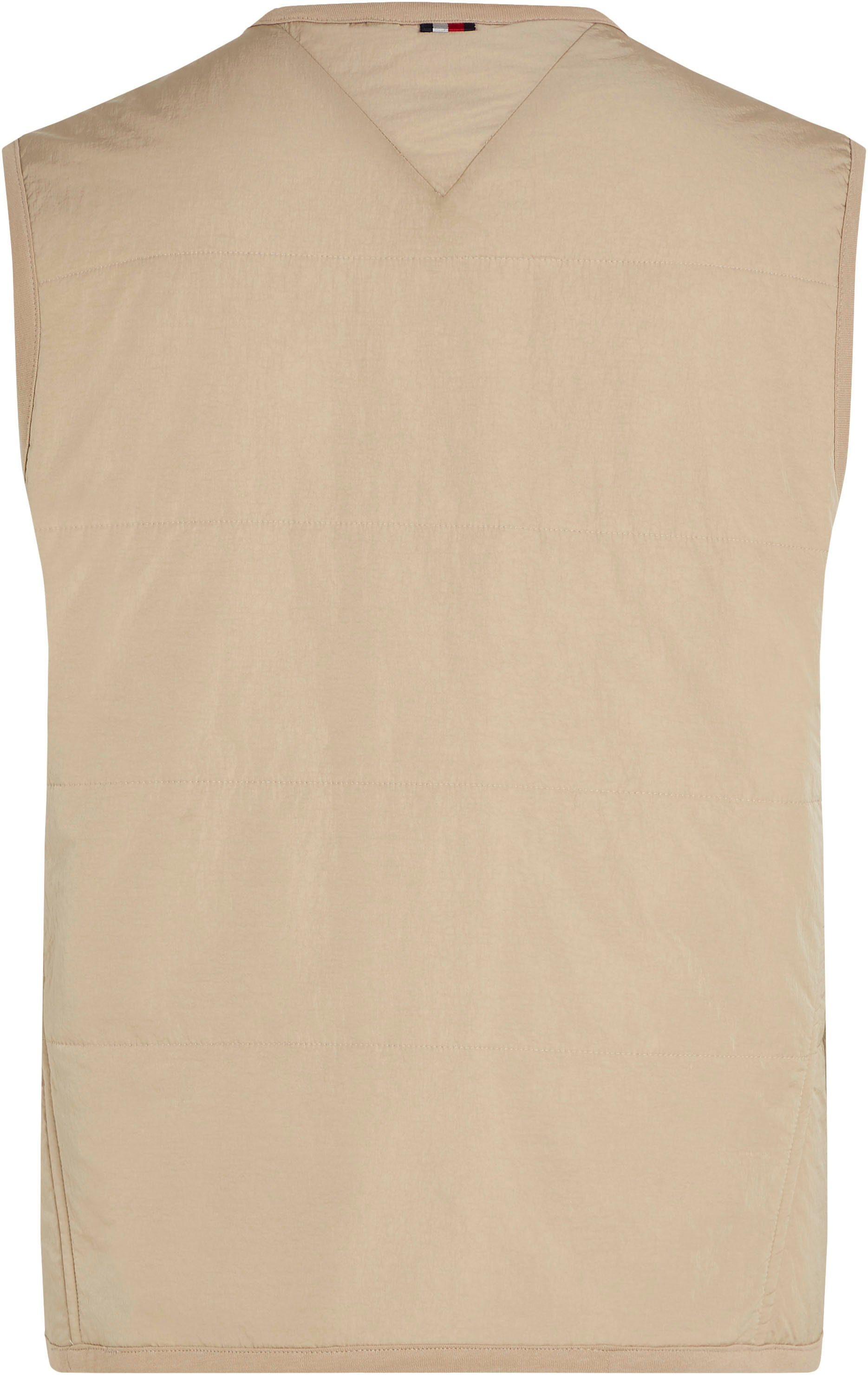 Tommy Hilfiger Bodywarmer JERSEY LINED VEST met tommy jeans-merklabel