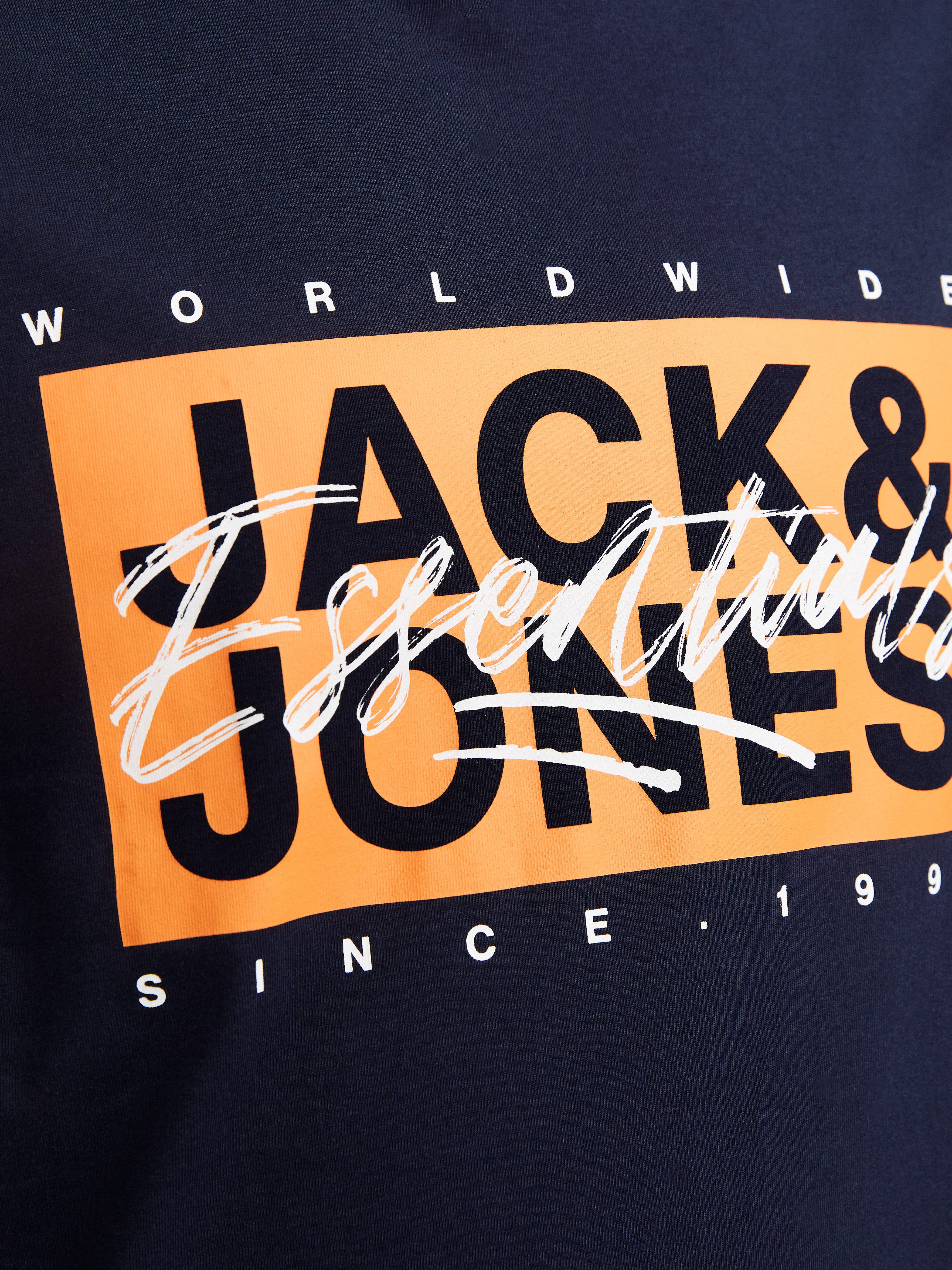 Jack & Jones Shirt met print JJCOLTON TEE SS CREW NECK