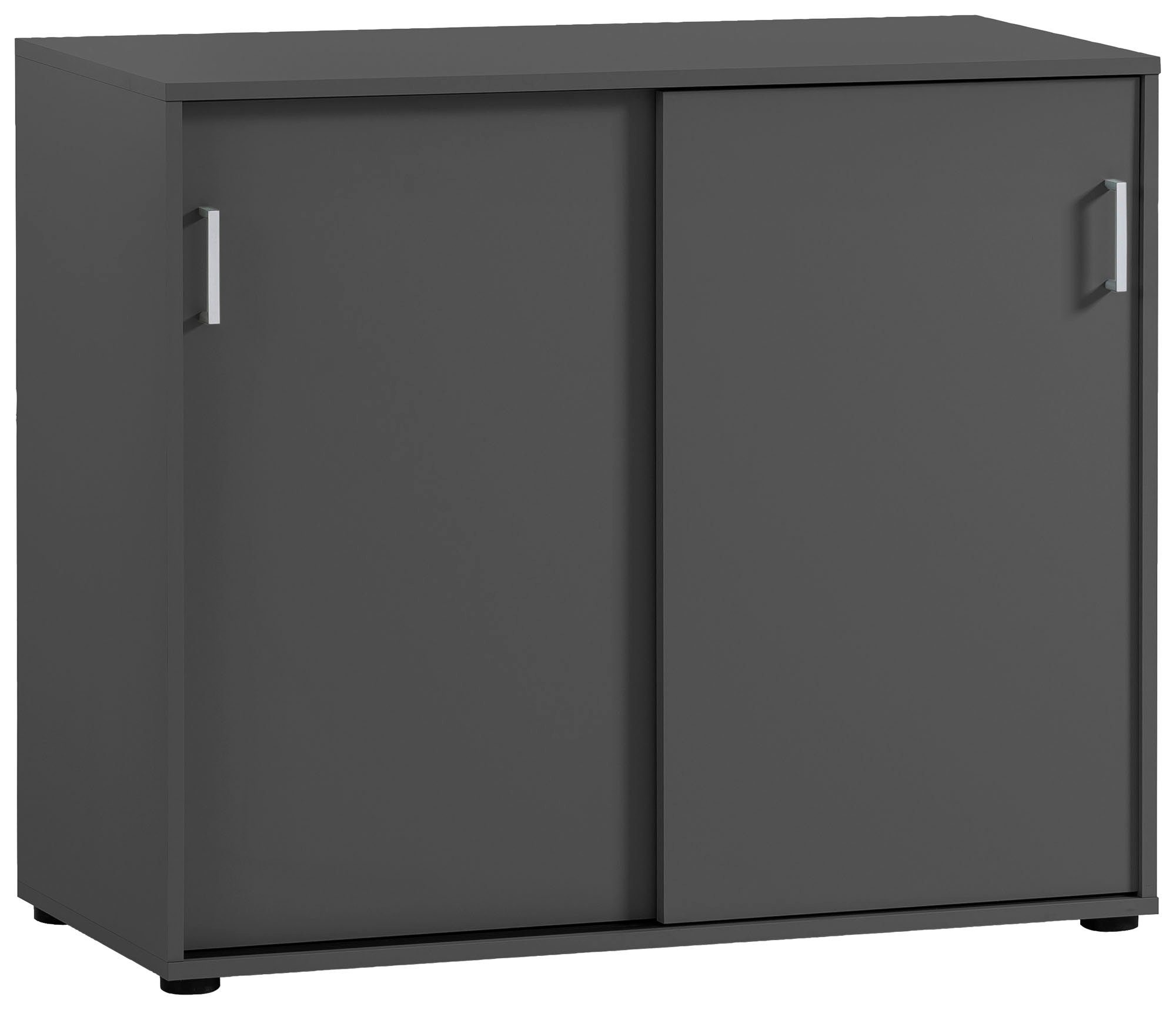 Schildmeyer Archiefkast Baku 100 x 63 cm, schuifdeuren, made in germany bijzetkastjes zwart