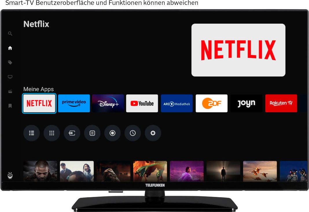 Telefunken Led-TV D32F755M7CWI, 80 cm / 32", Full HD, Smart TV