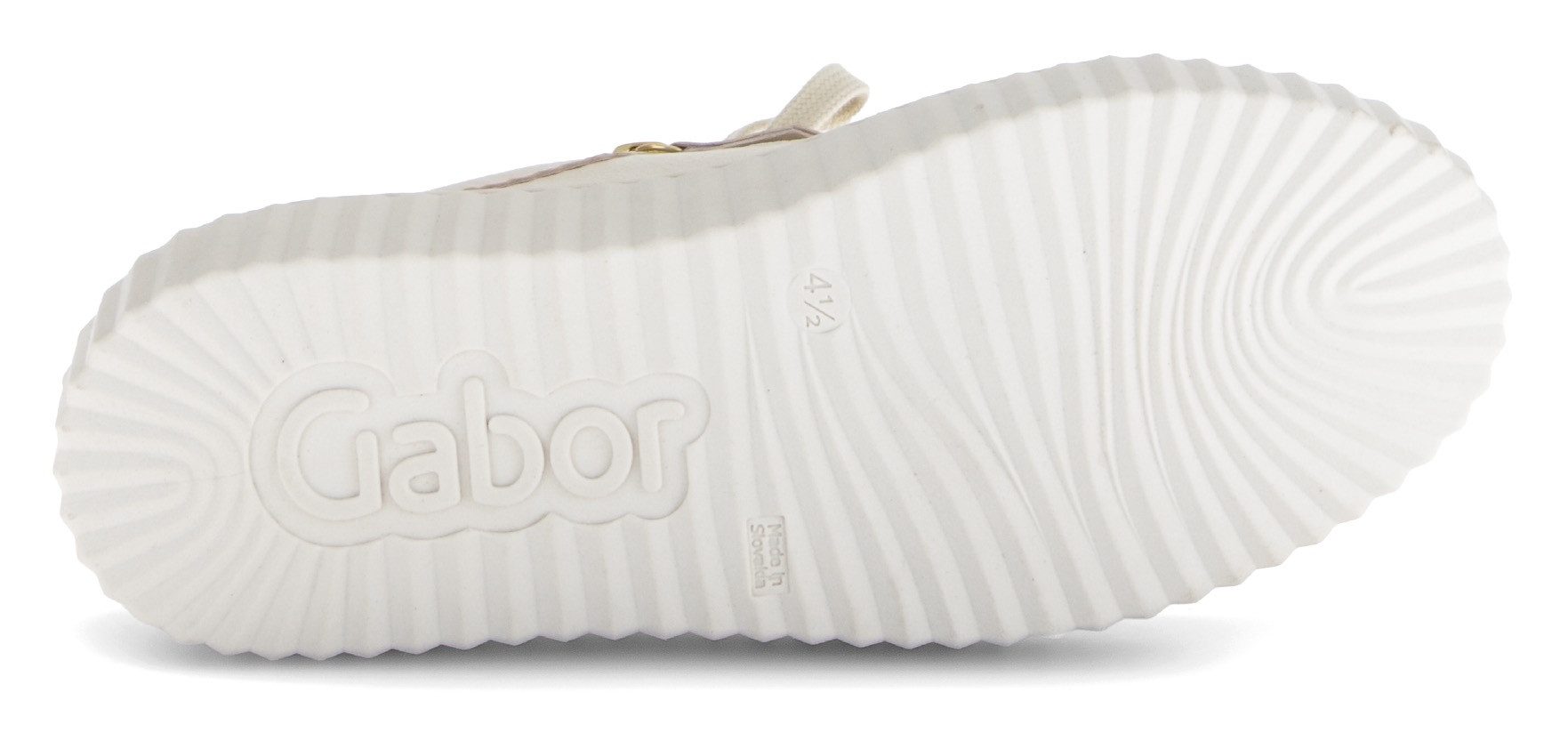 Gabor Plateausneakers , vrijetijdsschoen, lage schoen, veterschoen met modieuze sieraandeel