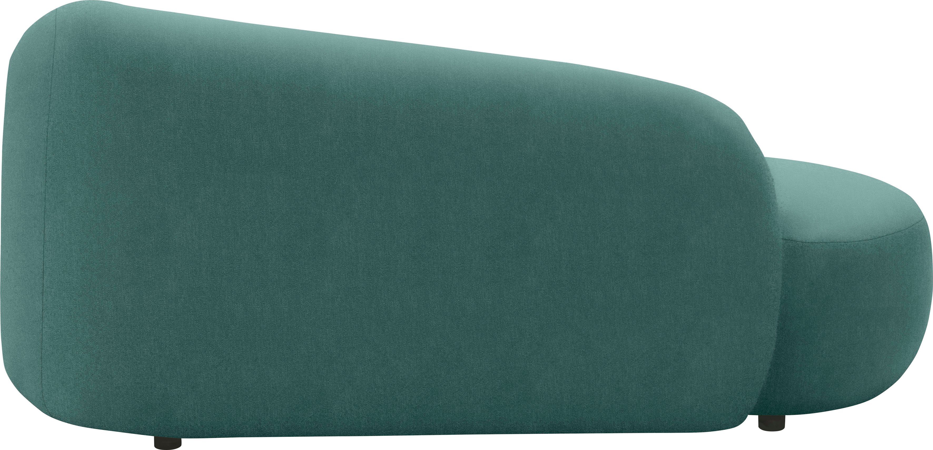andas Récamier Björnar incl. reversible-sierkussen: bloemmotief, resp. uni, Binnenvering, armleuning links of rechts naar keuze, B/D/H: 183x105x75 cm