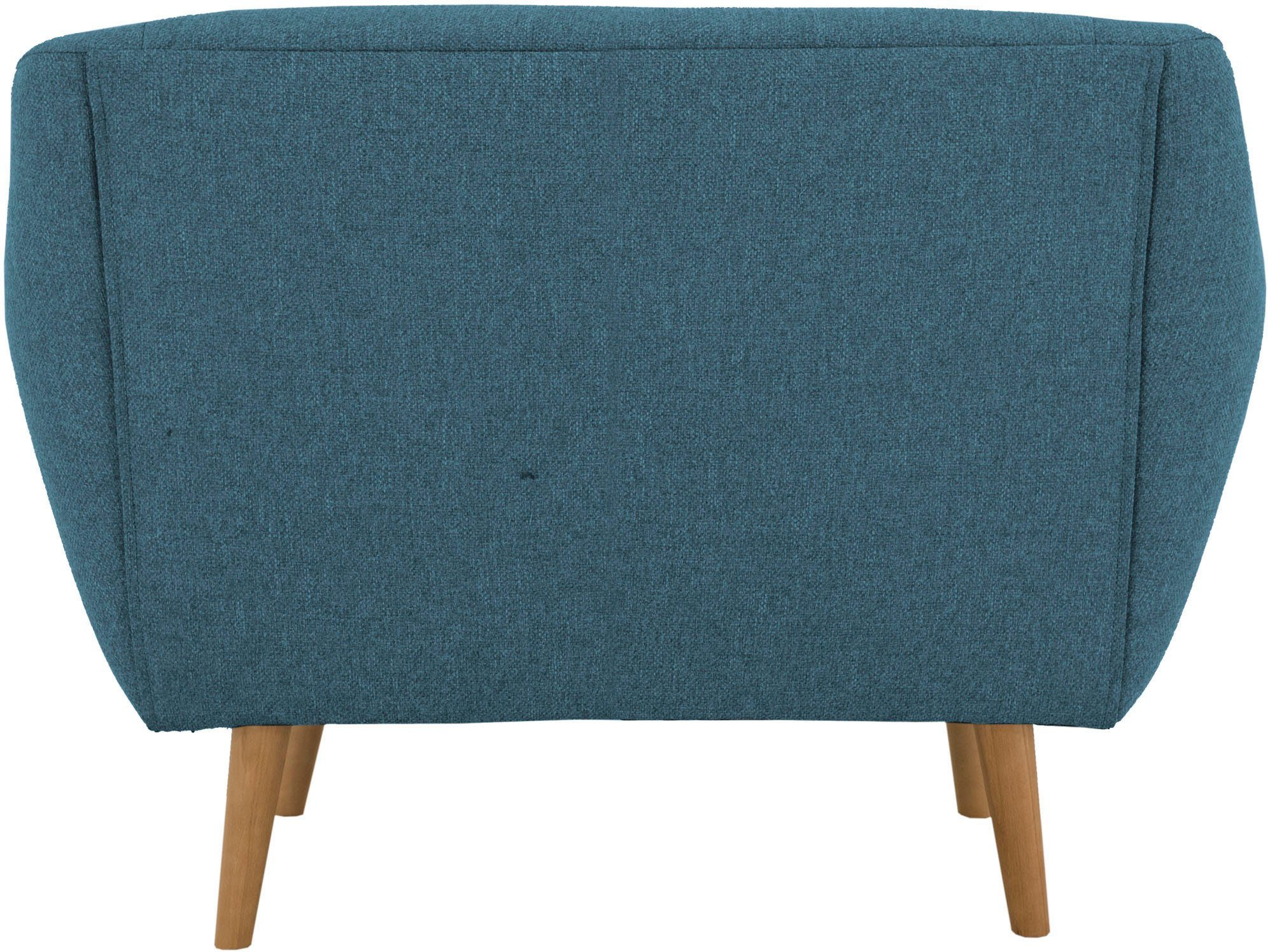 andas Fauteuil Hol met capitonnage achter in scandinavische stijl