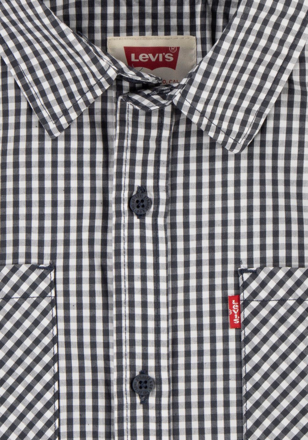 Levi's Kidswear Geruit overhemd met borstzakken, van katoen - voor jongens