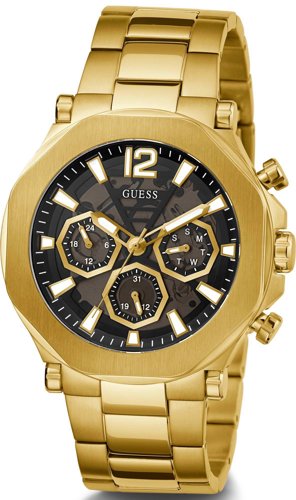 Guess Multifunctioneel horloge Edge Polshorloge, quartz horloge, herenhorloge