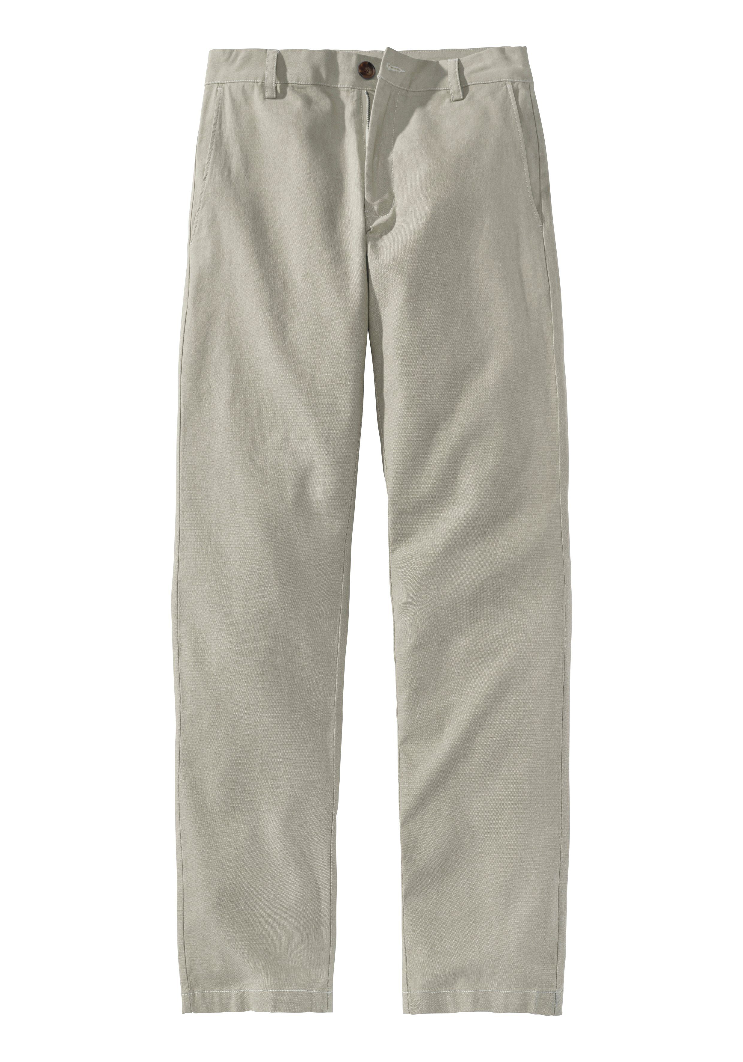 John Devin Chino Regular-fit lange Oxford broek