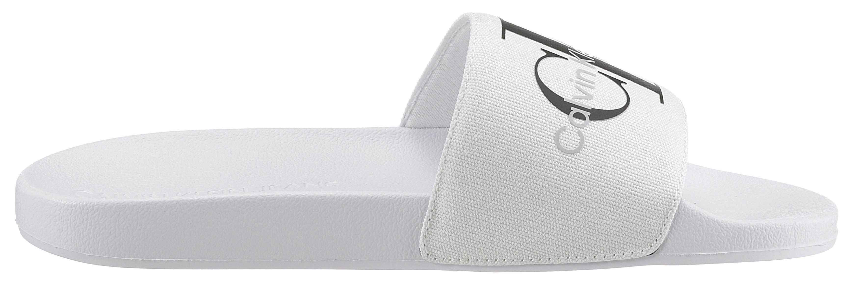 Calvin Klein Slippers FARGOS zomerschoen, slippers, badschoen, met opvallend logo, e-breedte