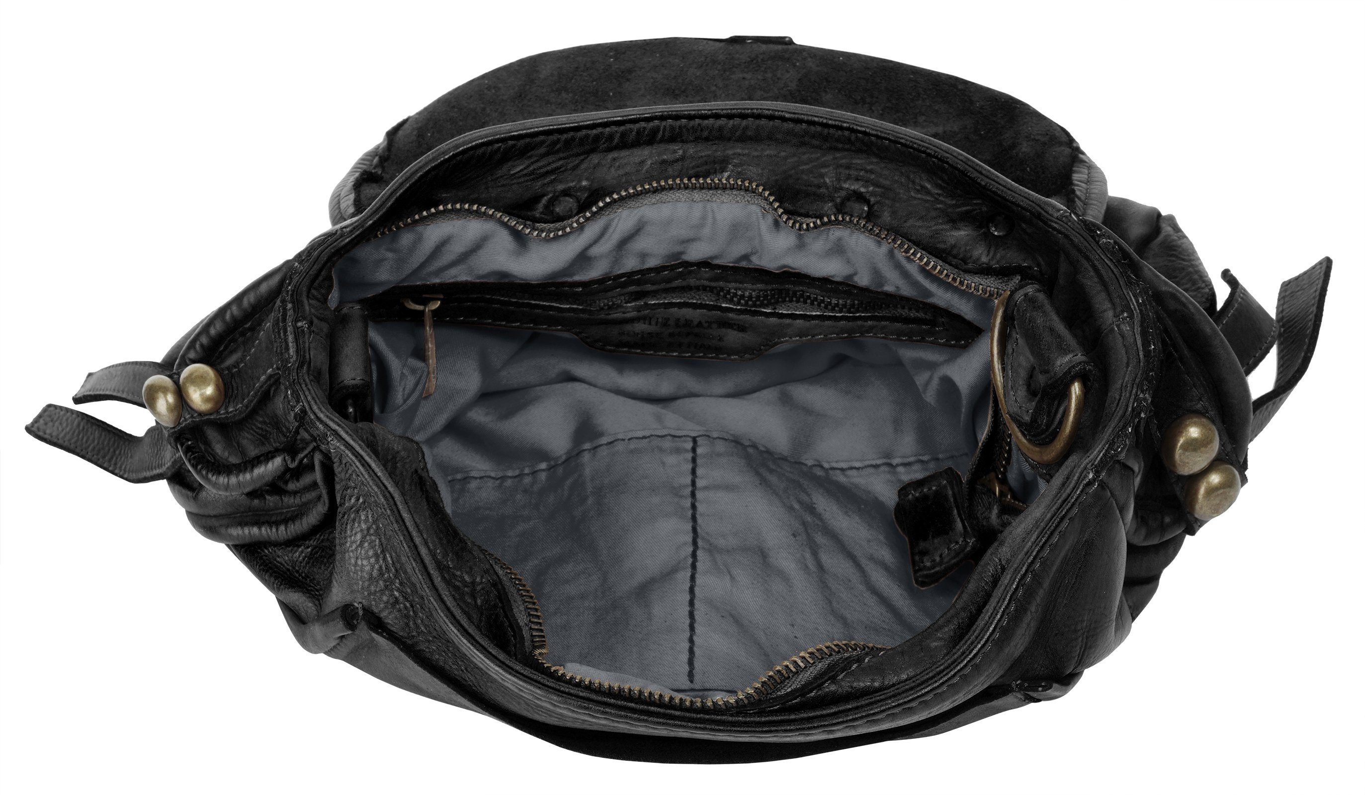 Samantha Look Schoudertas echt leer, made in italy