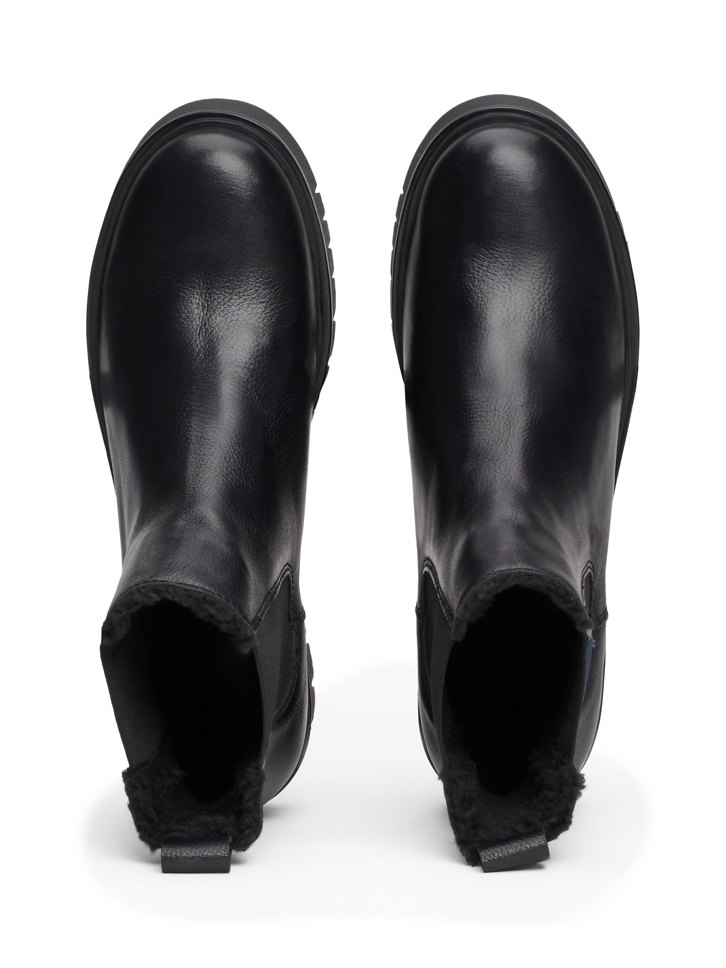 TOMMY JEANS Winterlaarzen TJW CHELSEA BOOT WL blokhak, plateau, chelseaboots, instapschoen met zijlogo