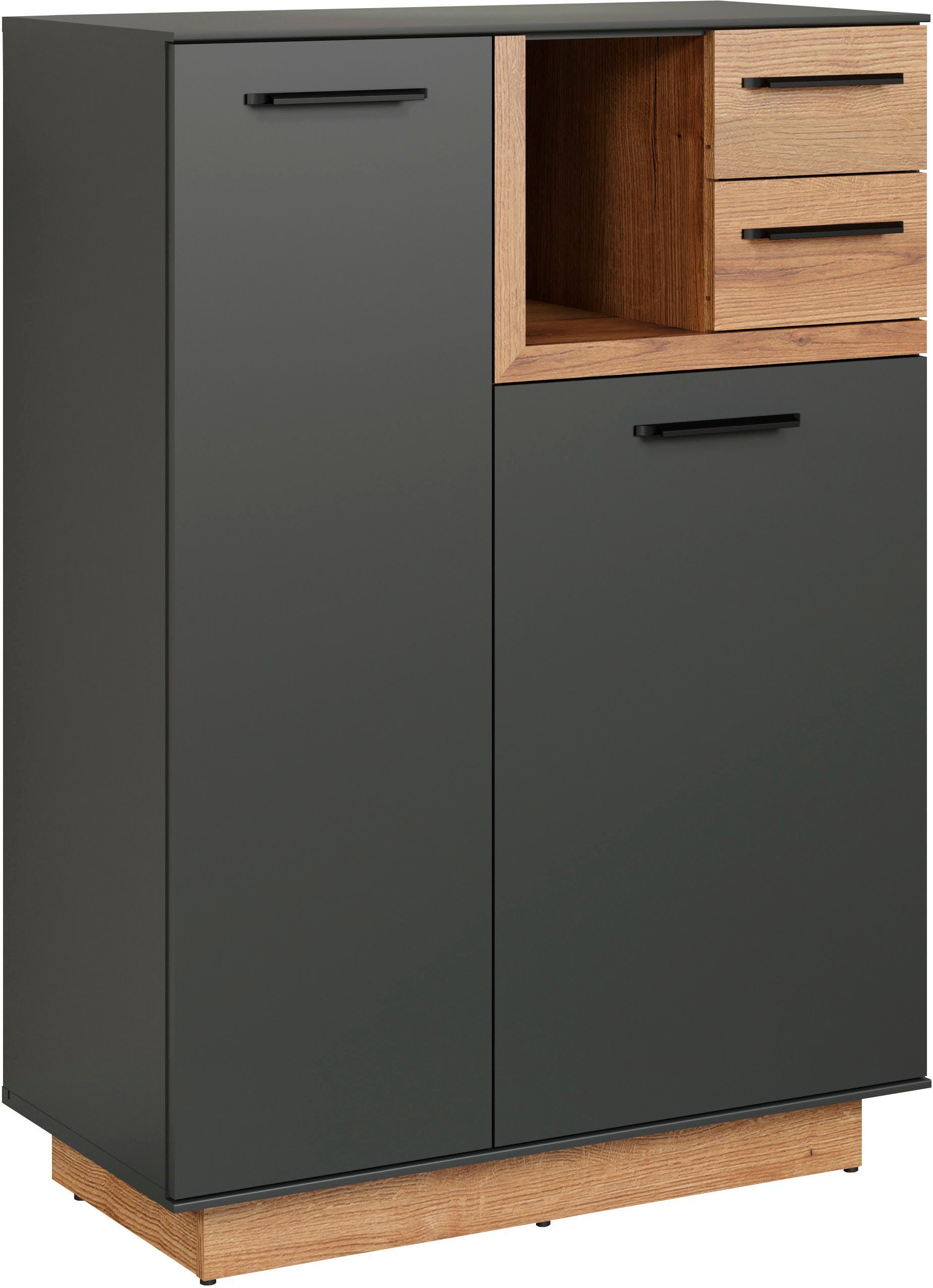 INOSIGN Kast Premont Afm. BxHxD ca.: 80x113x40 cm, soft-closetechniek, kapstokken/schoenenkast (1 stuk)
