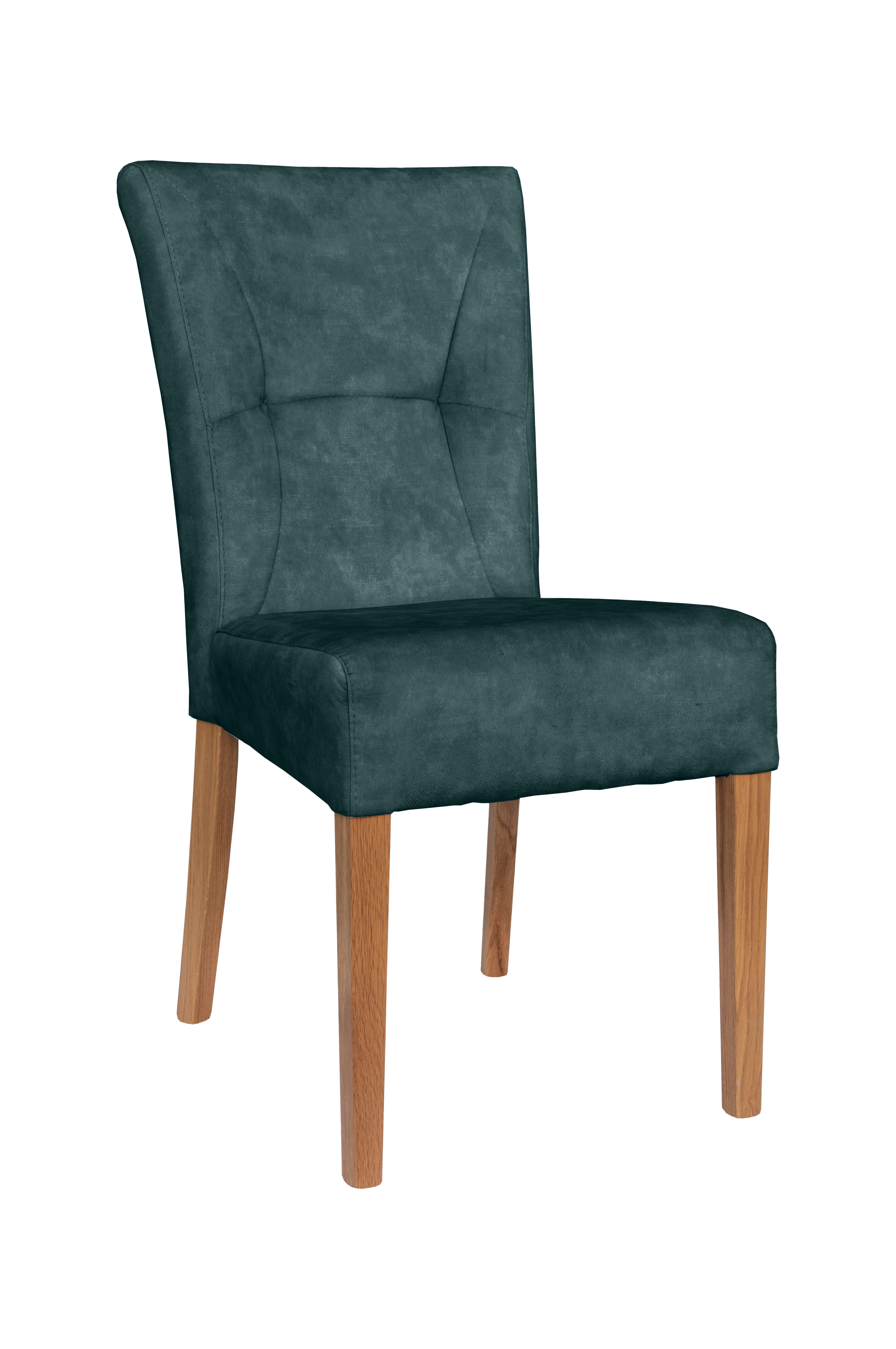 Home affaire Stoel met 4 poten Henry Zacht verdikte zitting en rugleuning (set, 2 stuks)